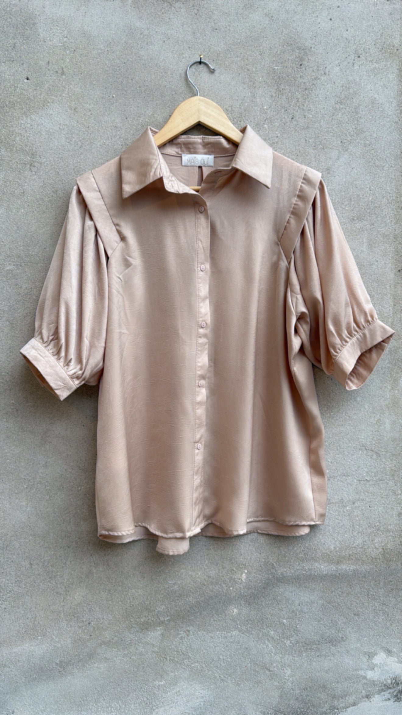 Camicia Satin cipria