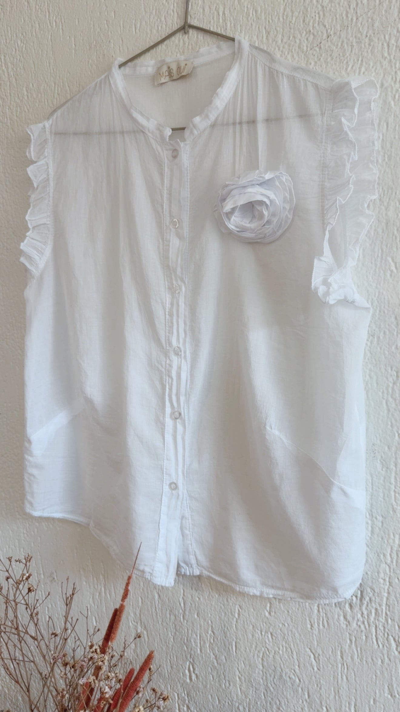 Top Flower white
