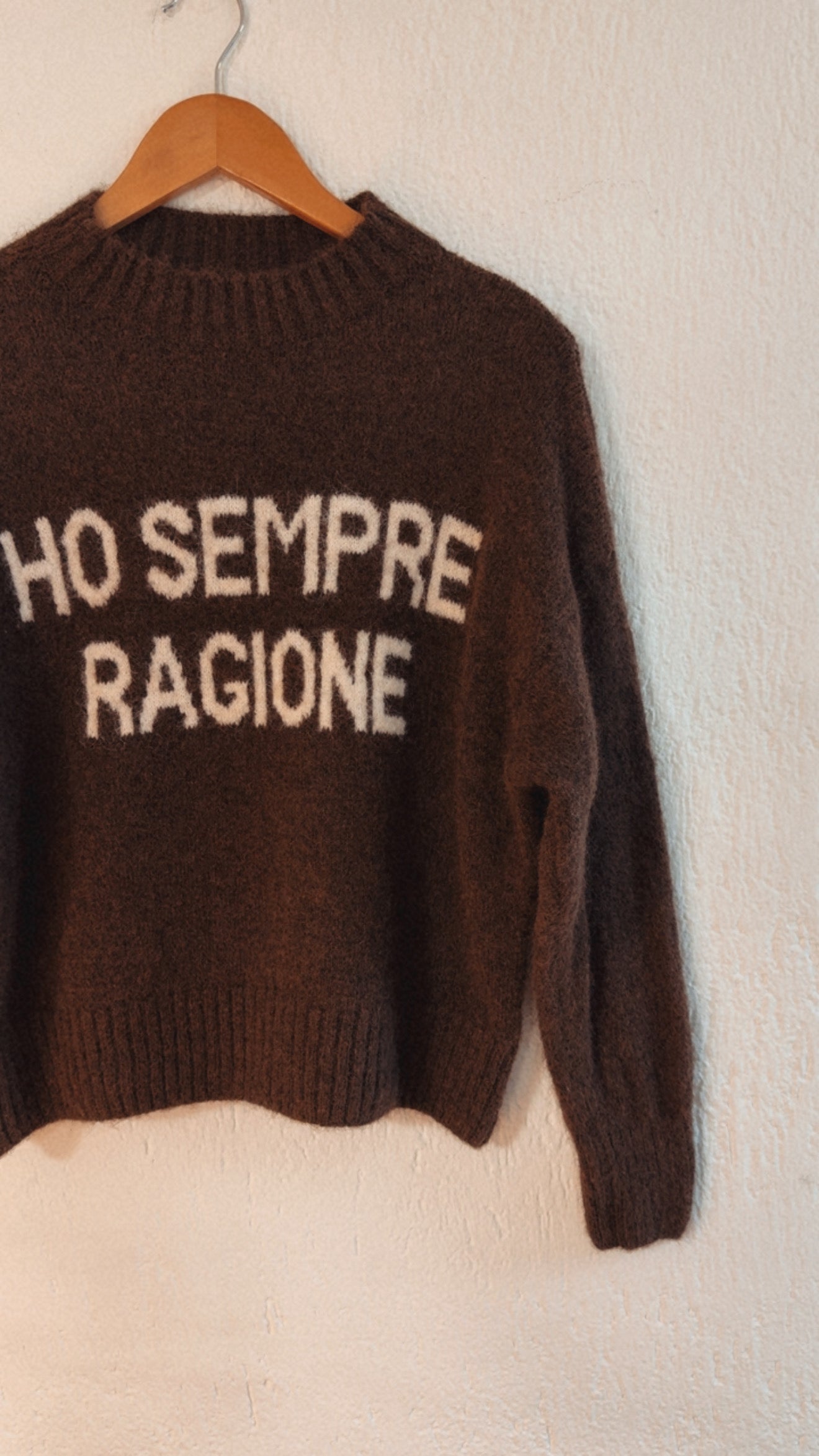 Maglia ho sempre ragione choco