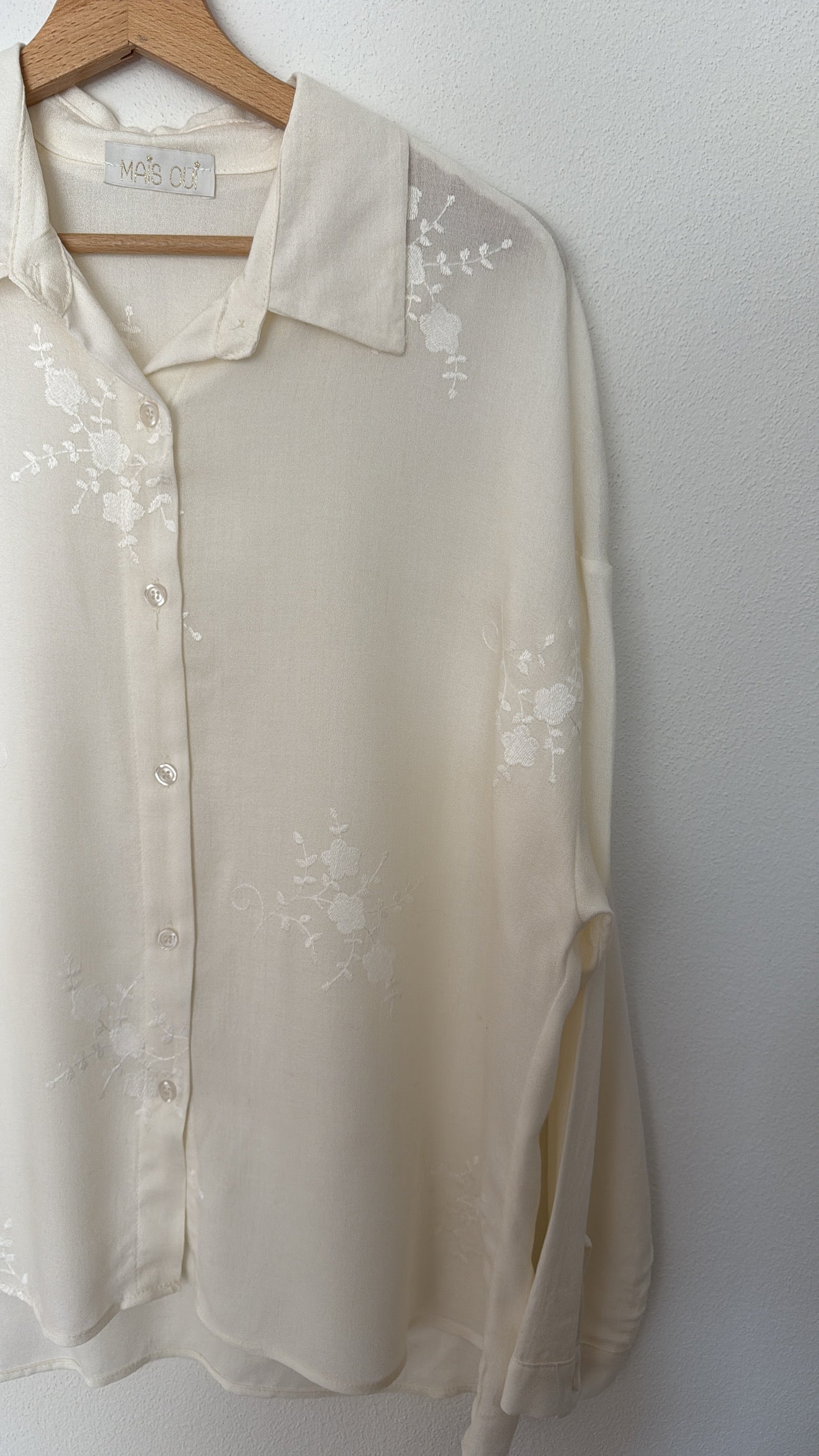 Camicia Flora white