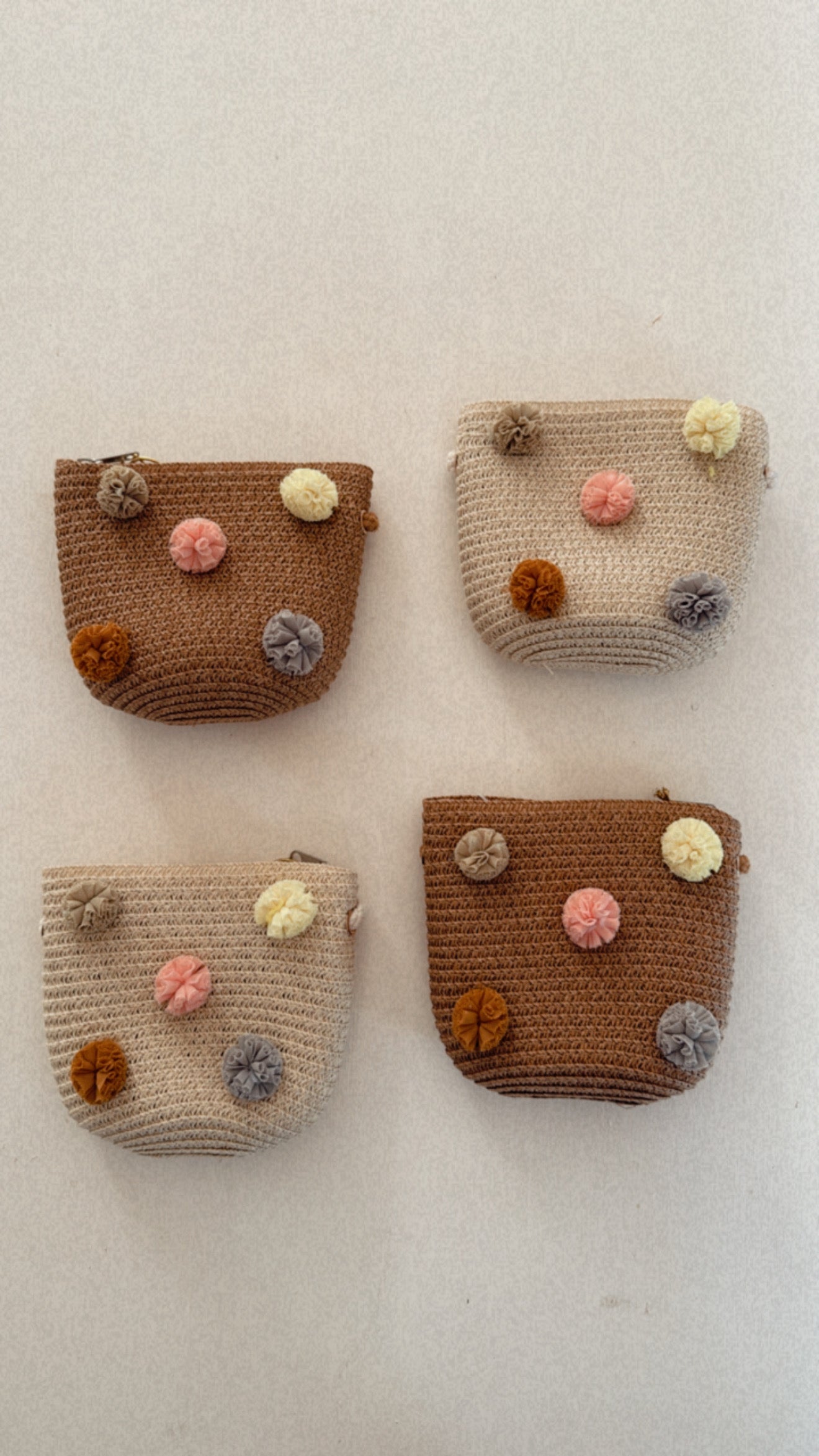 Trousse mini bag ecru