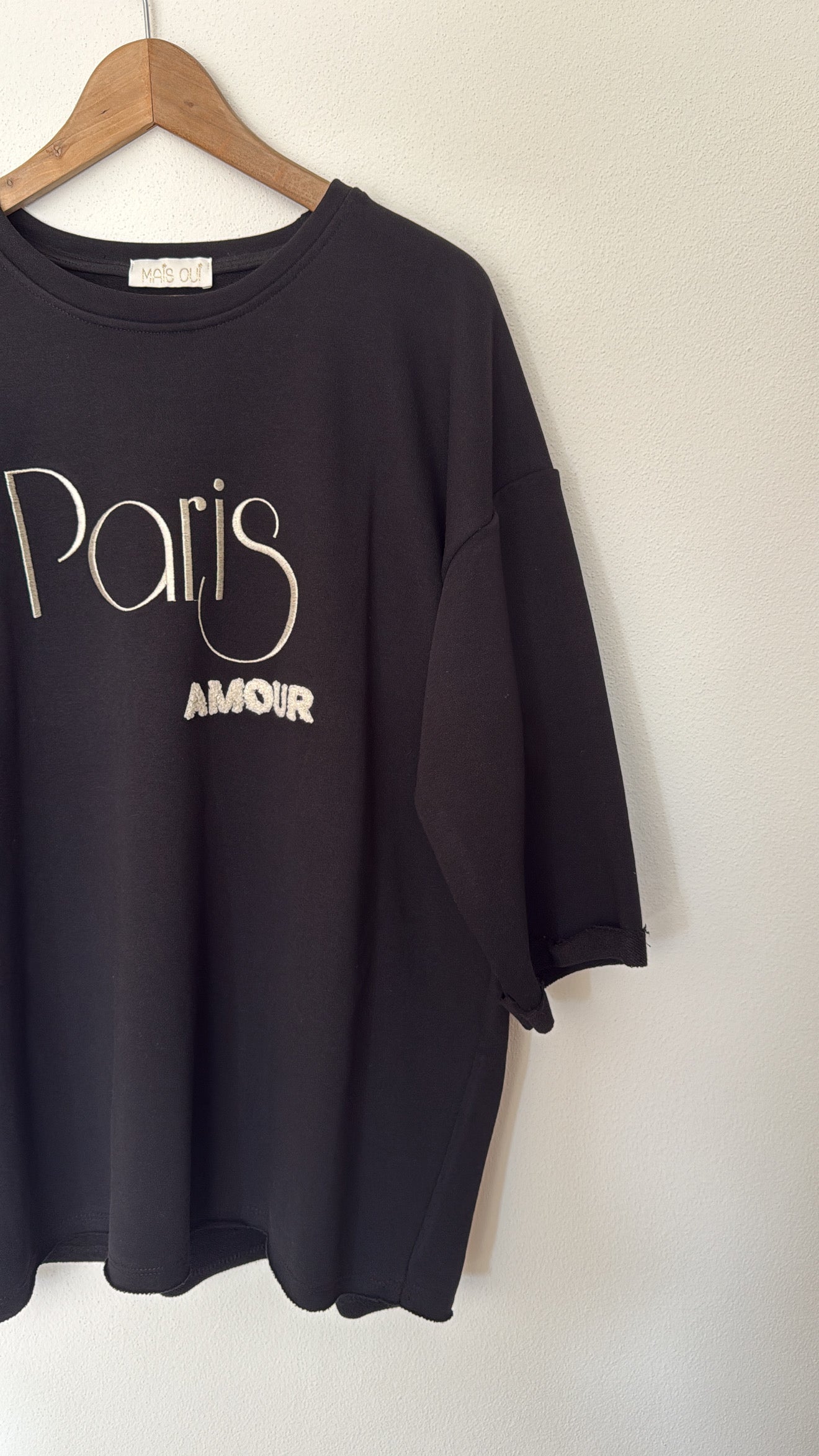 Maglia Paris Amour black
