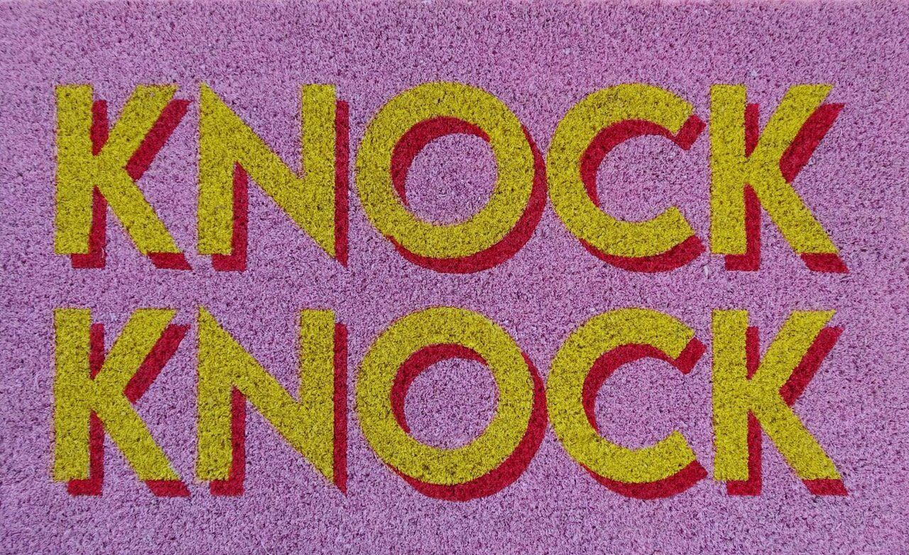 Tappetino Knock Knock
