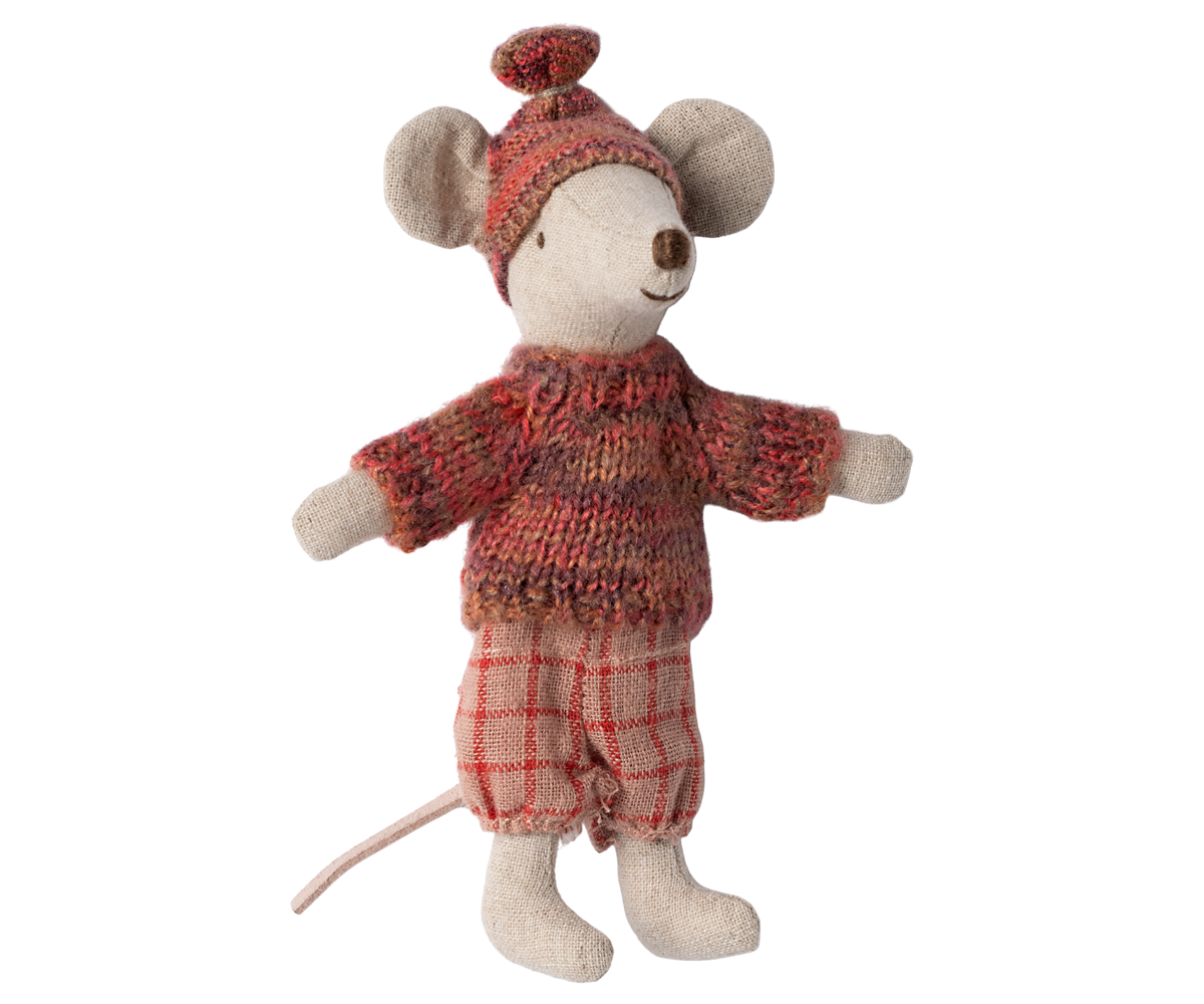 Topo d'inverno con set sci, Sorella maggiore – Rosa