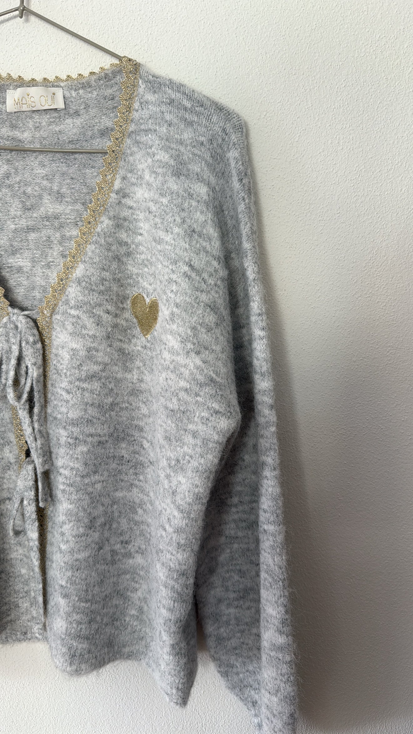 Cardigan Lulu light grey