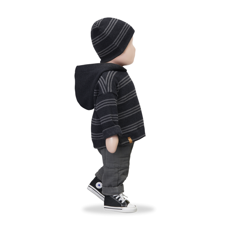 Cuffia reversibile ROY antracite