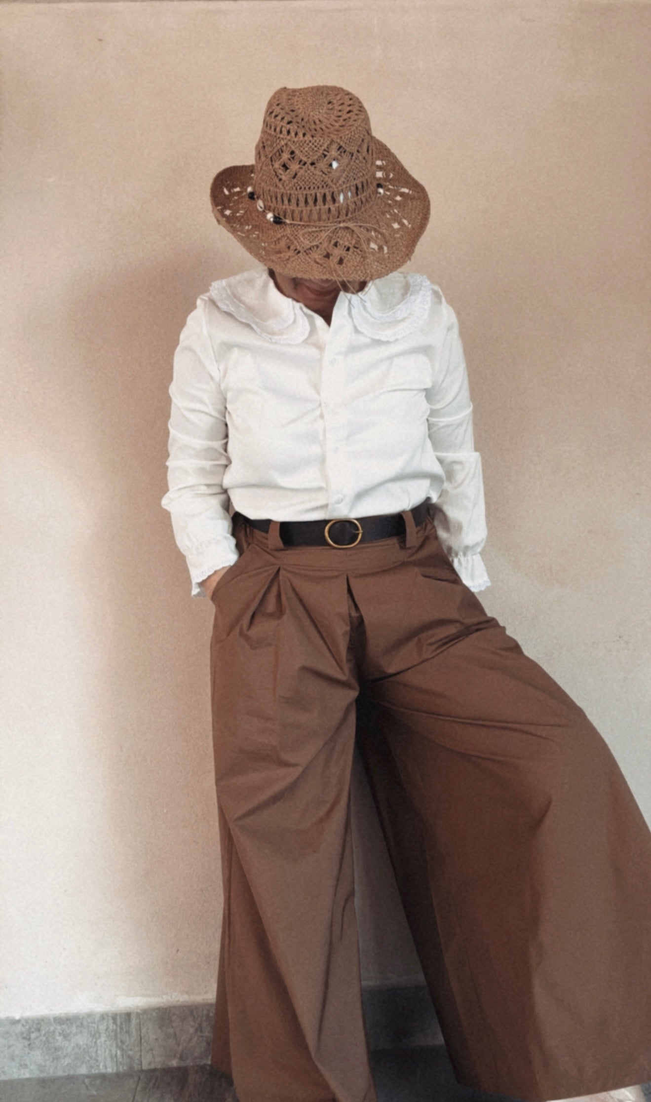 Pantalone Beverly milk ciocco