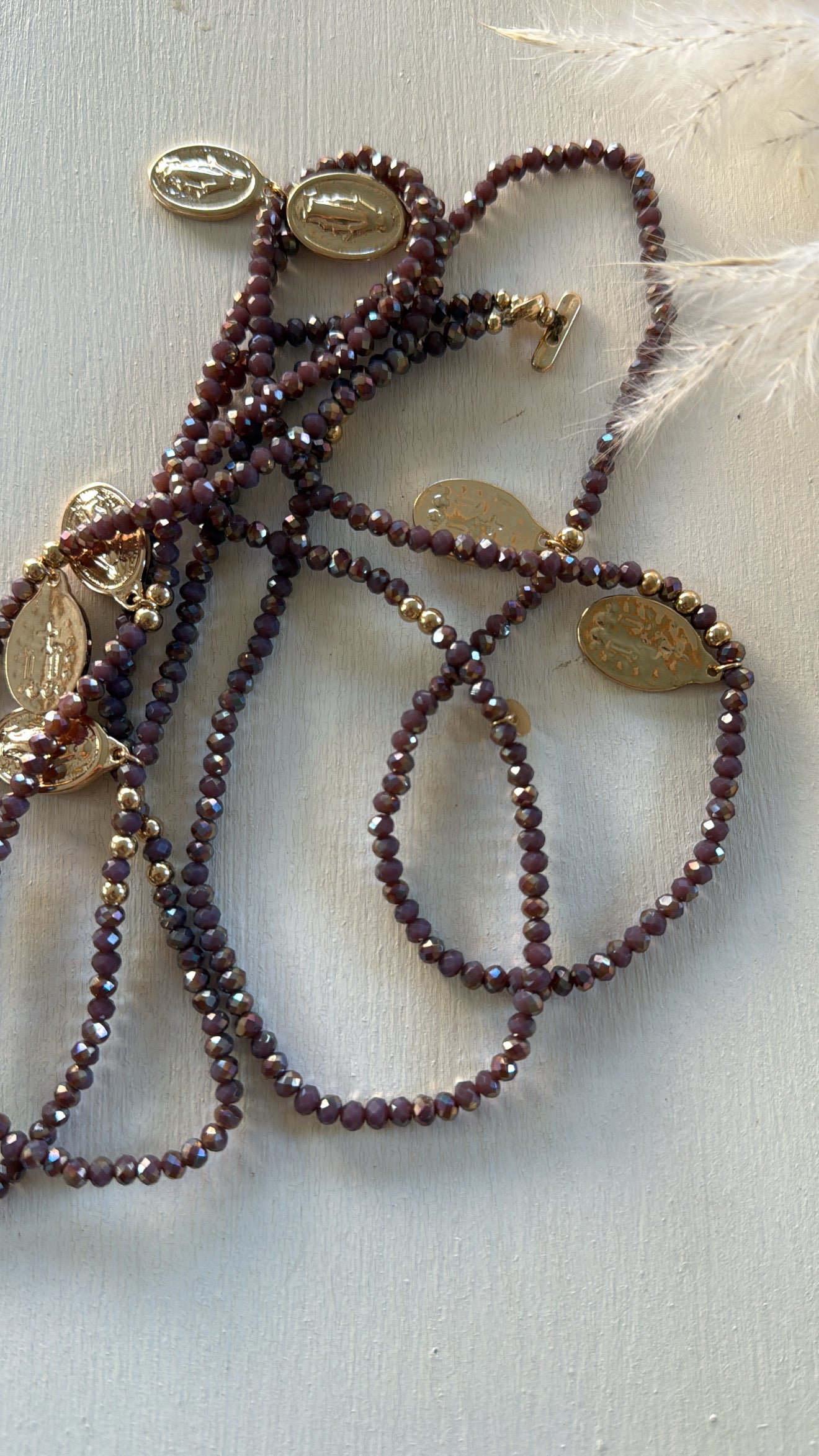 Collana Rosario Violet