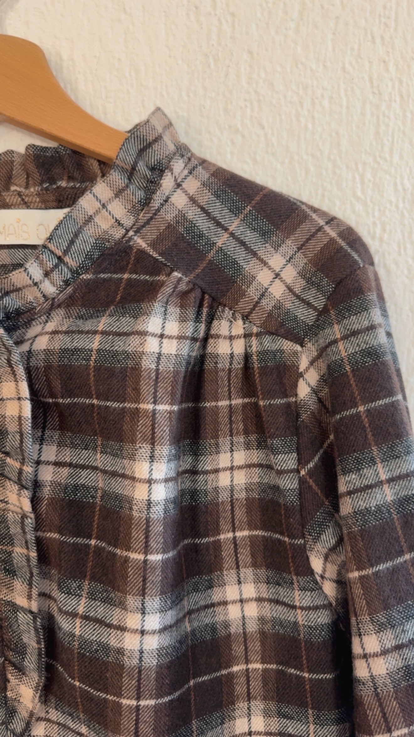 Camicia Anisa tartan choco