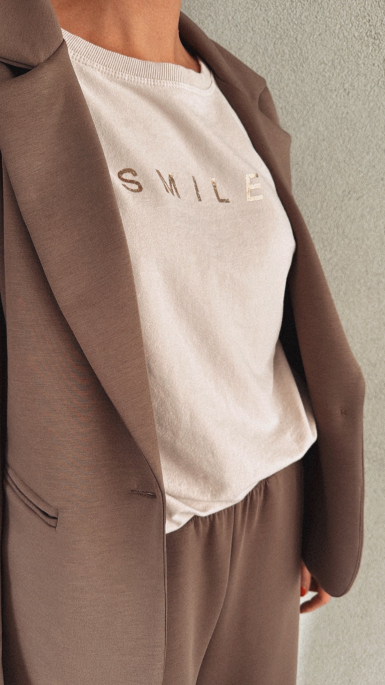 T-shirt Smile natural