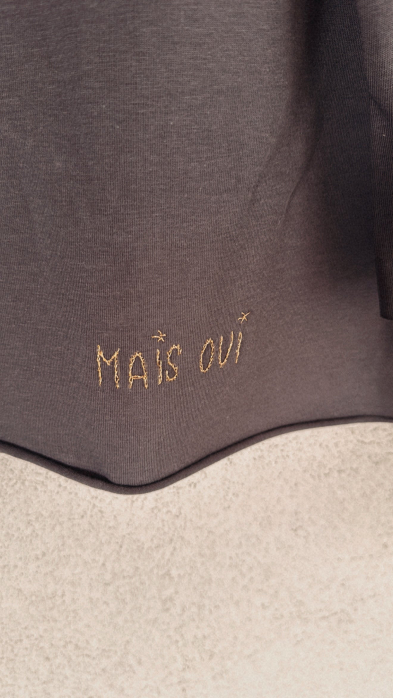 T-shirt Mais Oui piombo