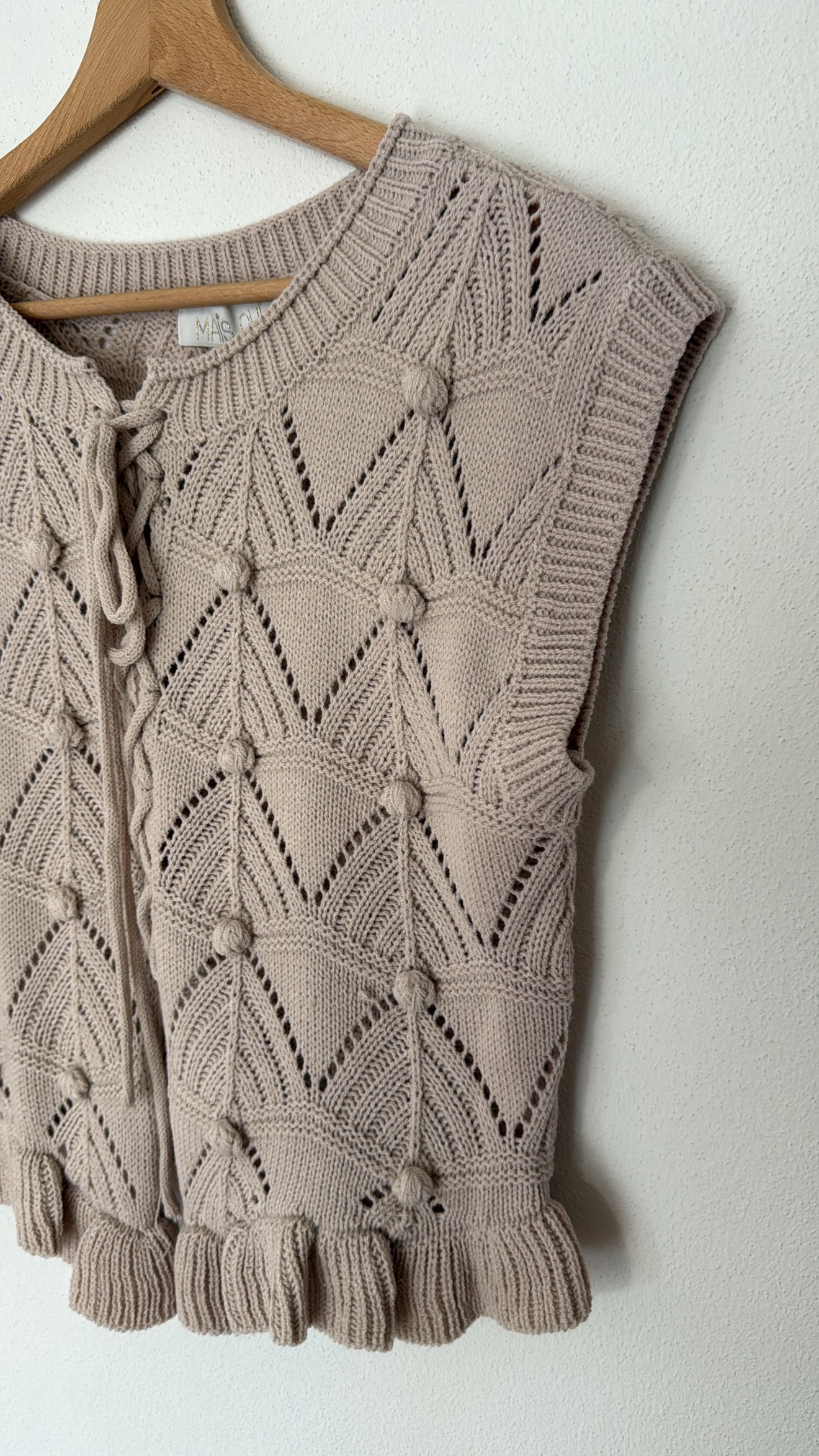 Gilet Teresa cipria