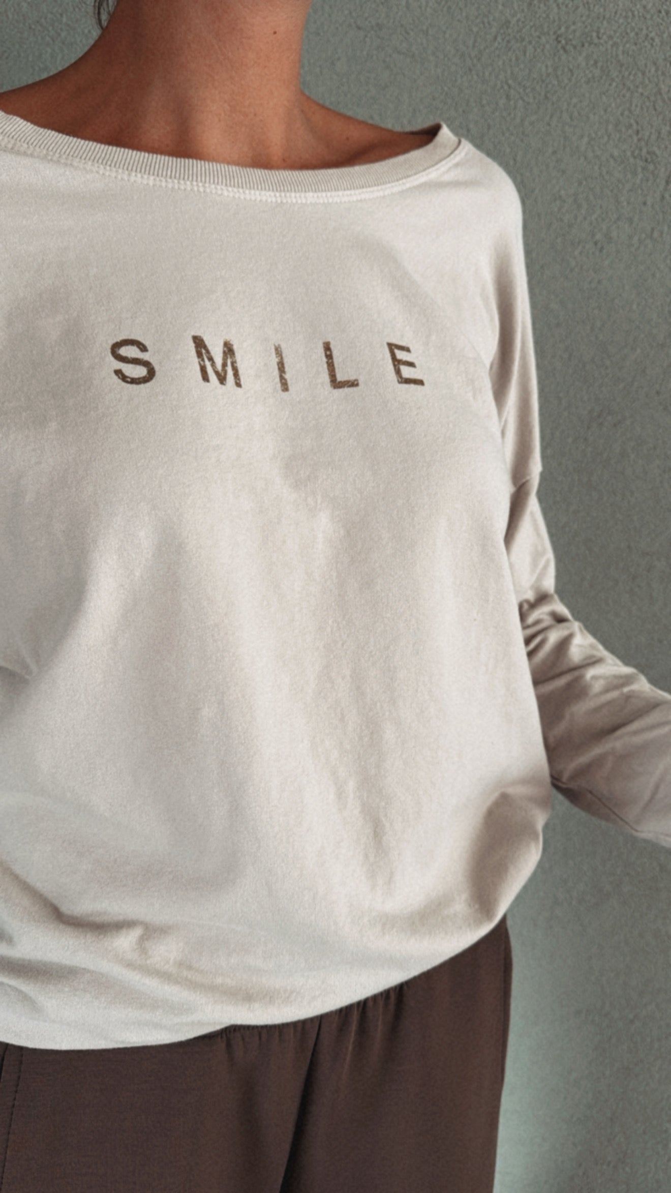 T-shirt Smile natural