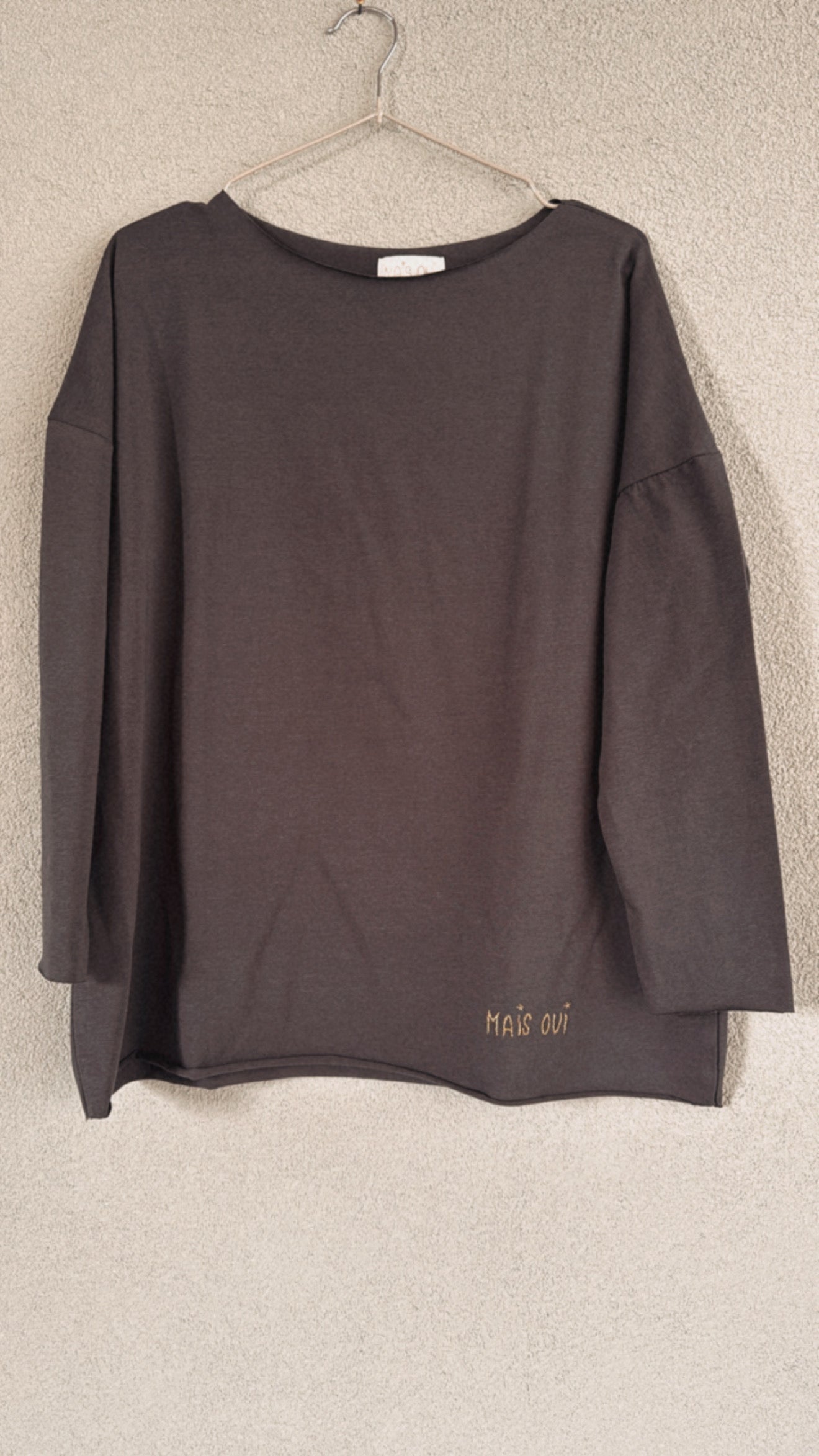 T-shirt Mais Oui piombo
