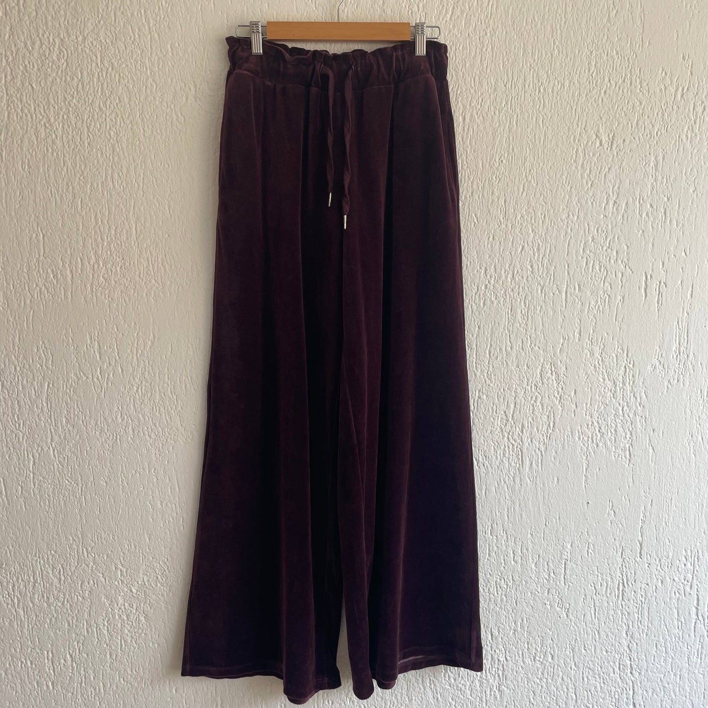 Tuta Jude velvet prune