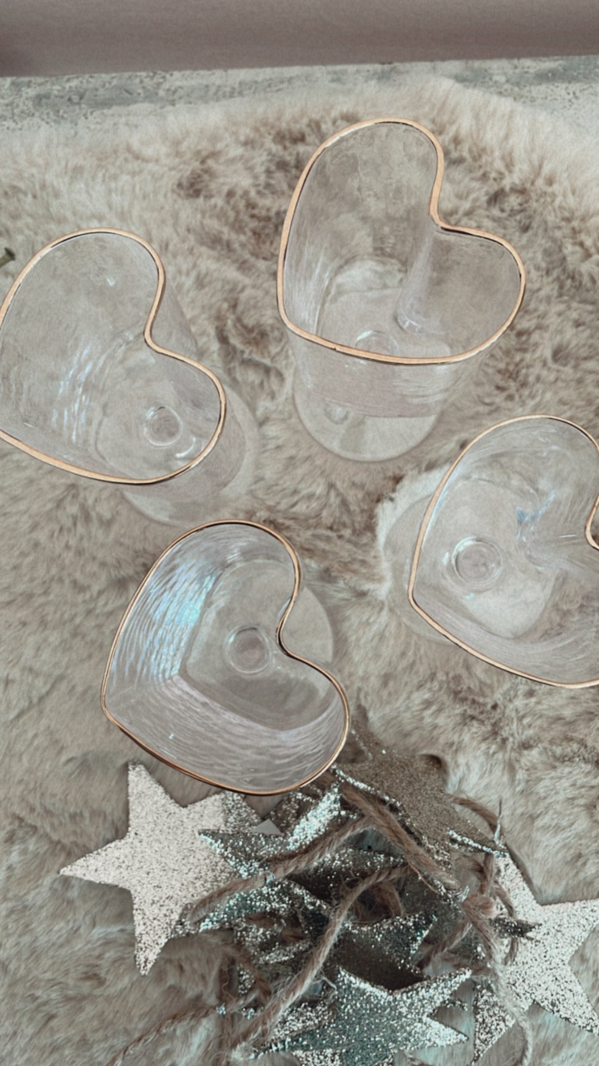 Bicchieri cuore acqua/vino