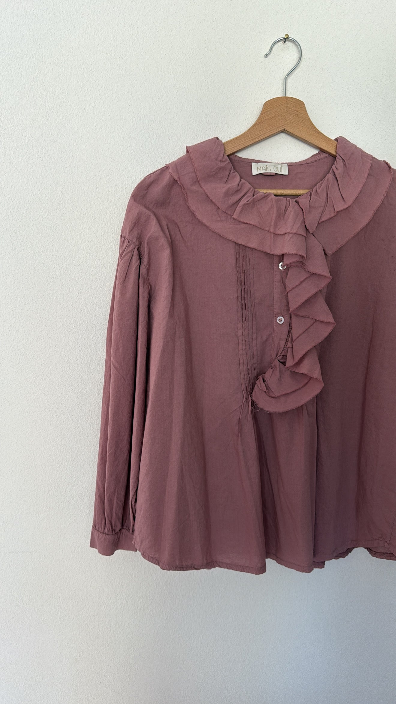 Camicia Adelina vintage malva