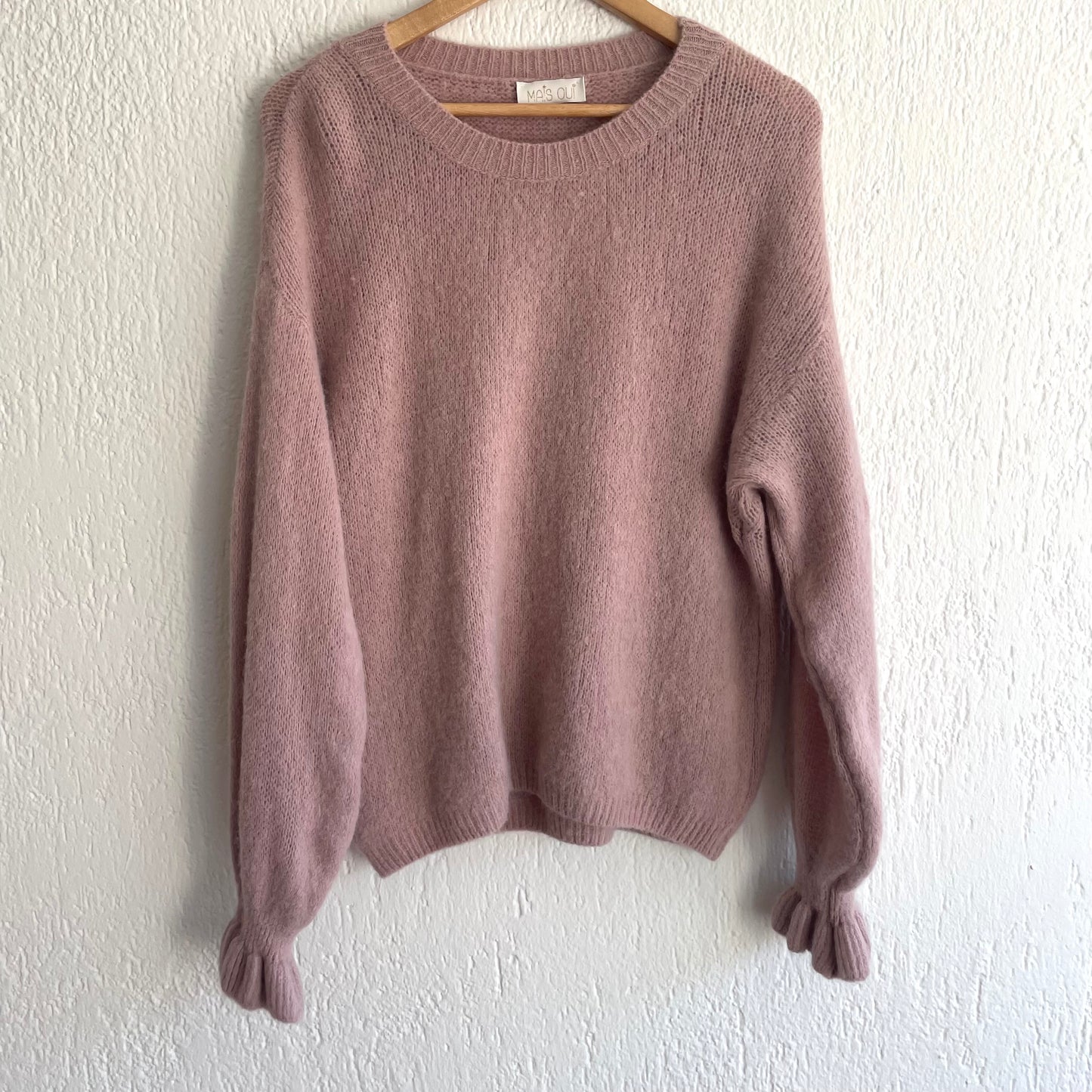 Tricot Fluffy rosa