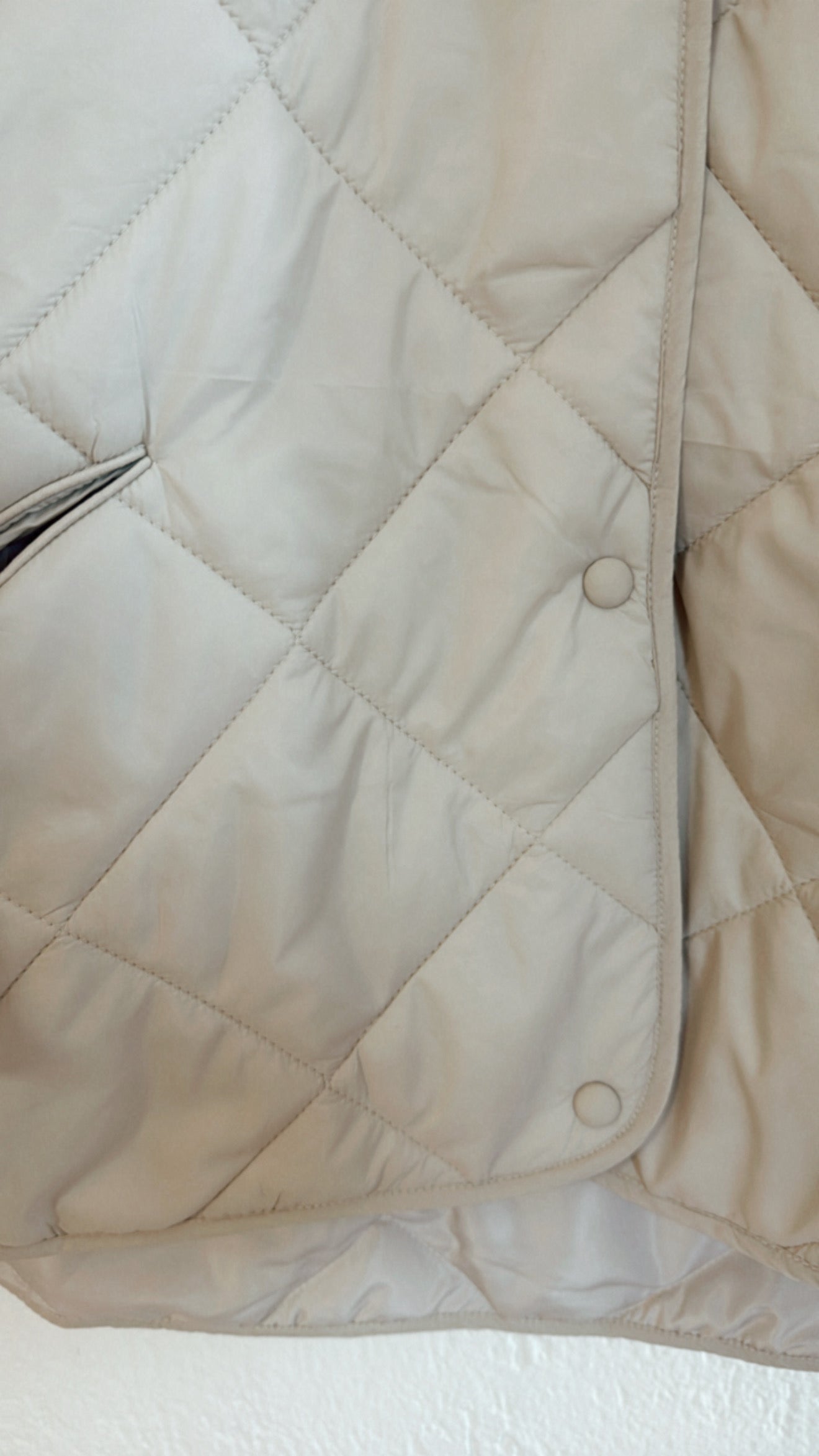 Giacca trapuntata Noè beige