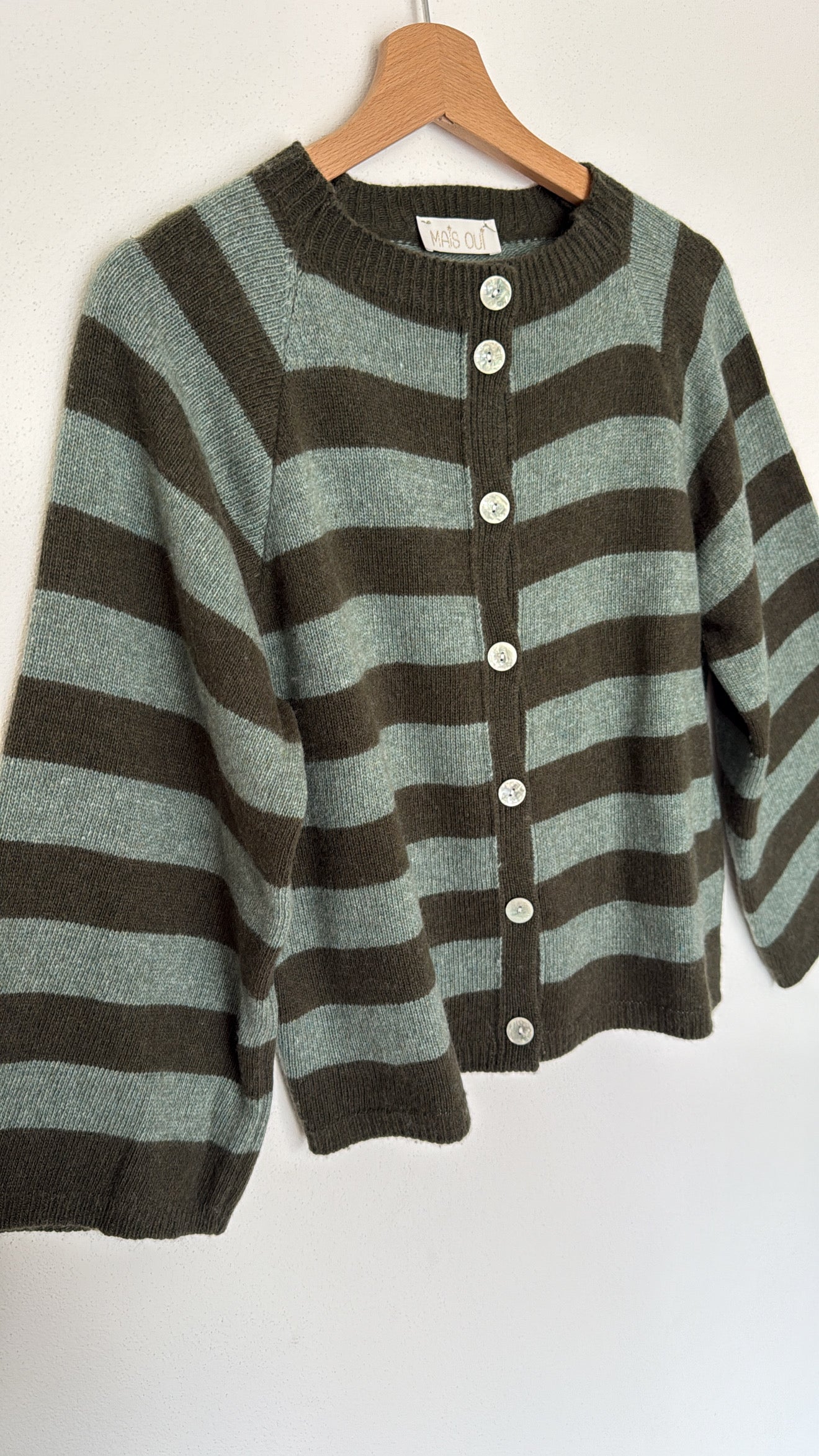 Cardigan Ros riga Green