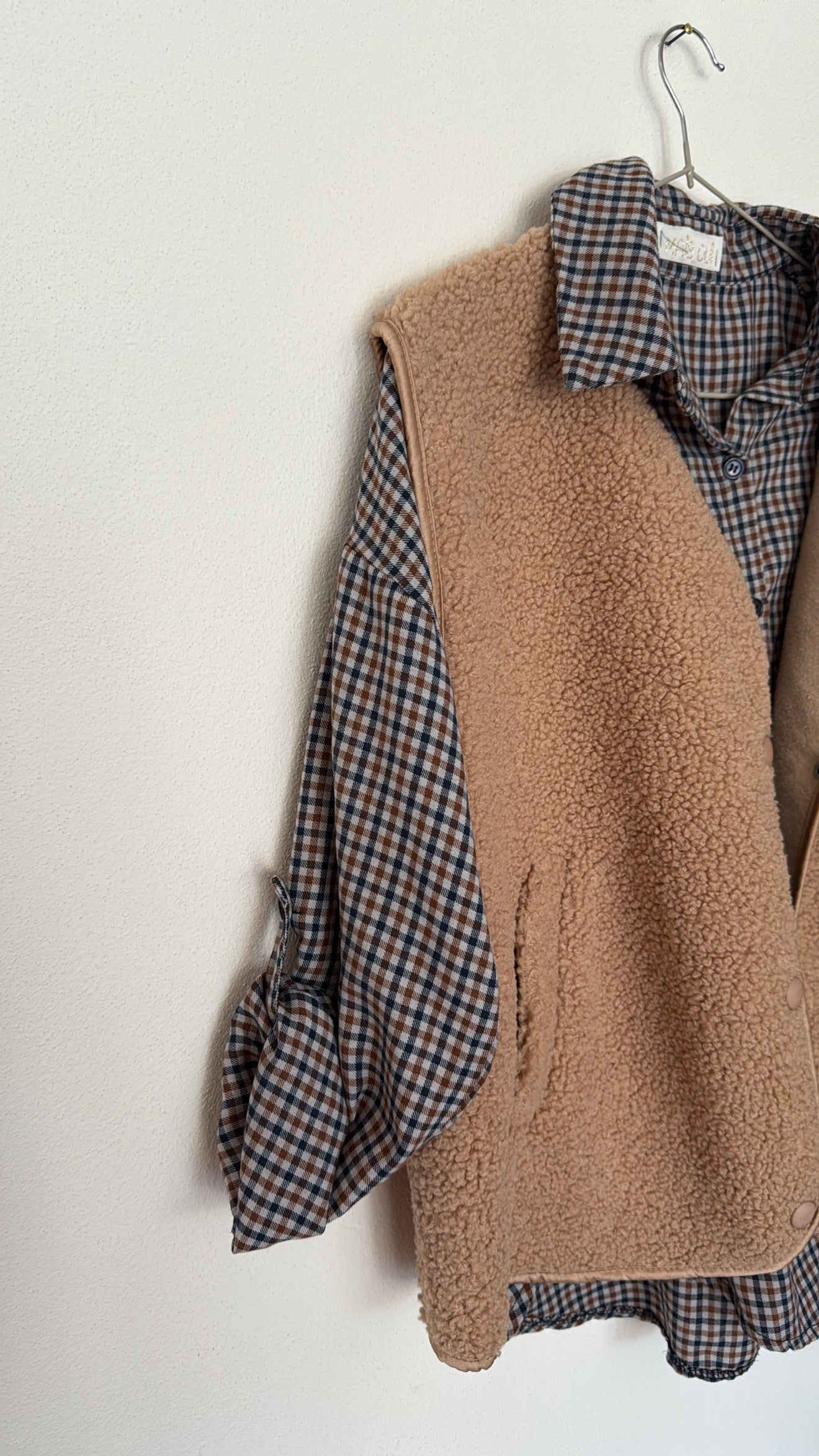Camicia Wayne check navy
