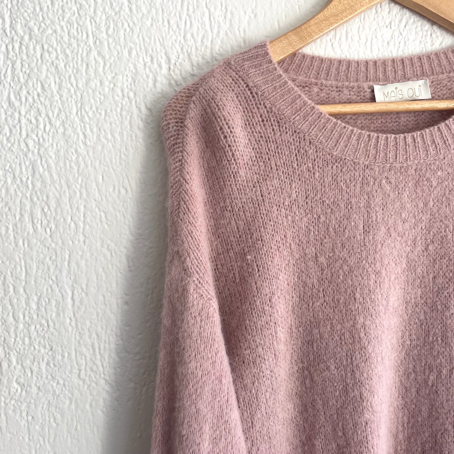 Tricot Fluffy rosa