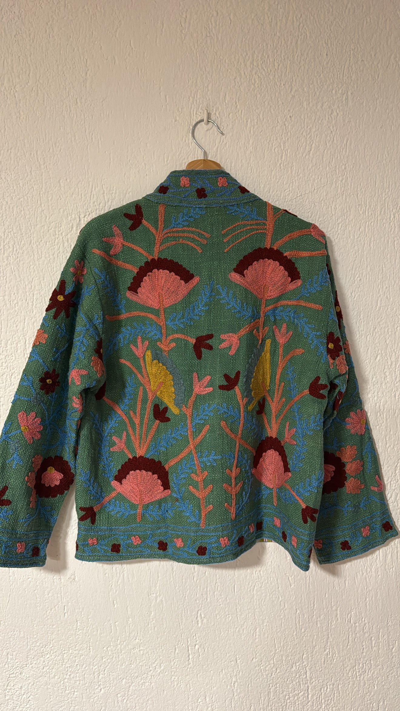 Giacca Kimono Patel Green