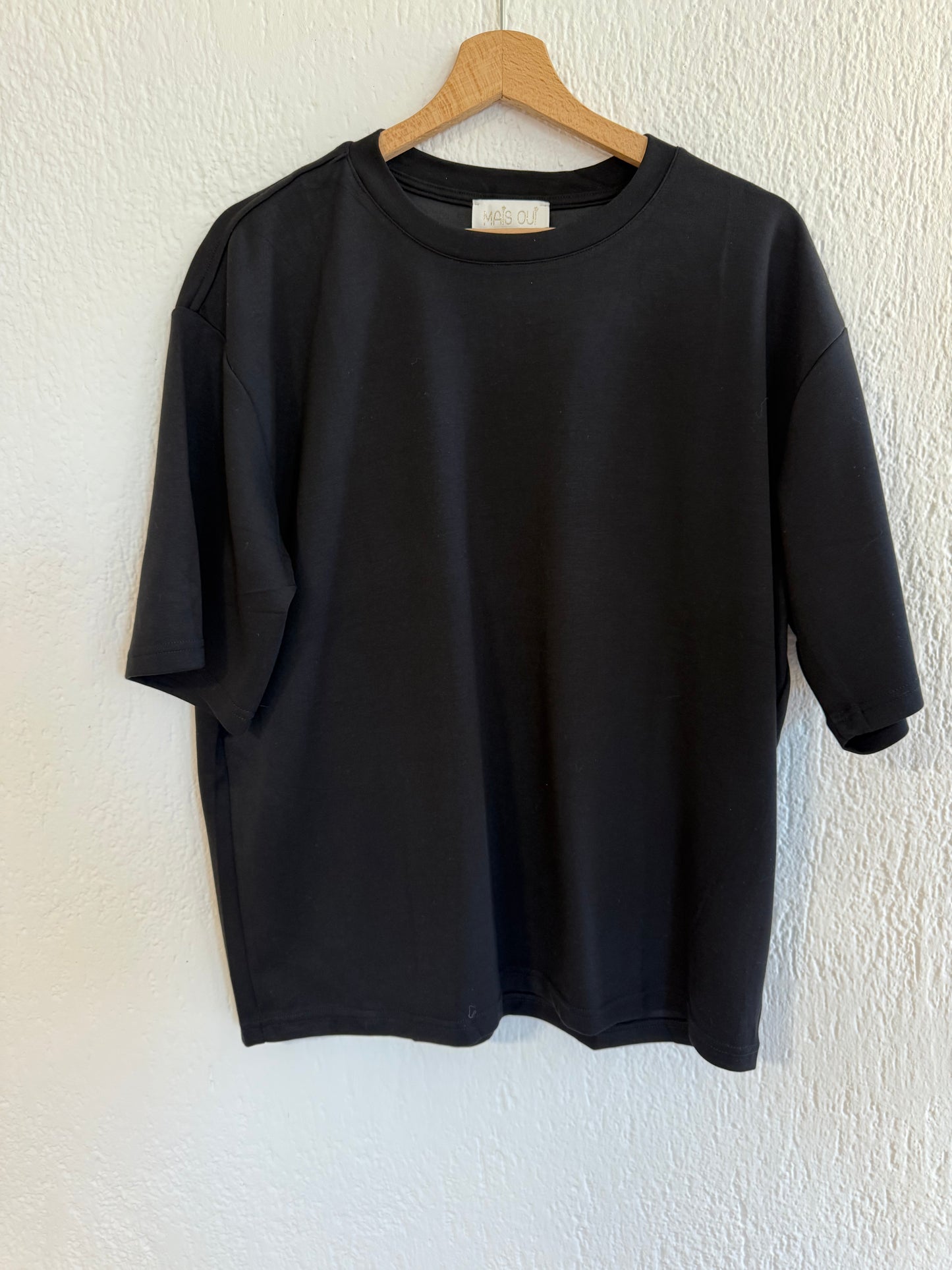 T-shirt Camelia nera