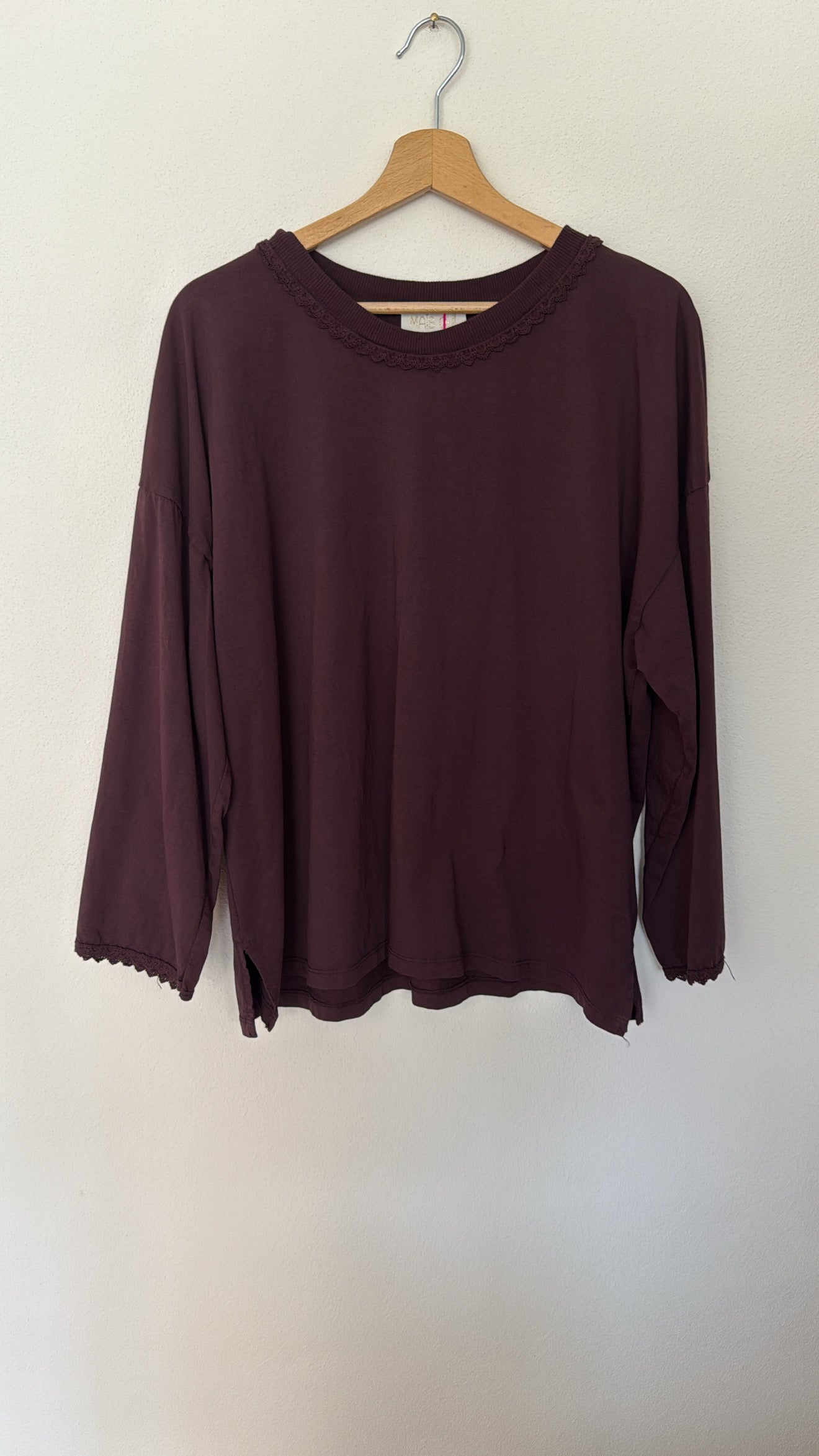 T-shirt Lilia burgundy