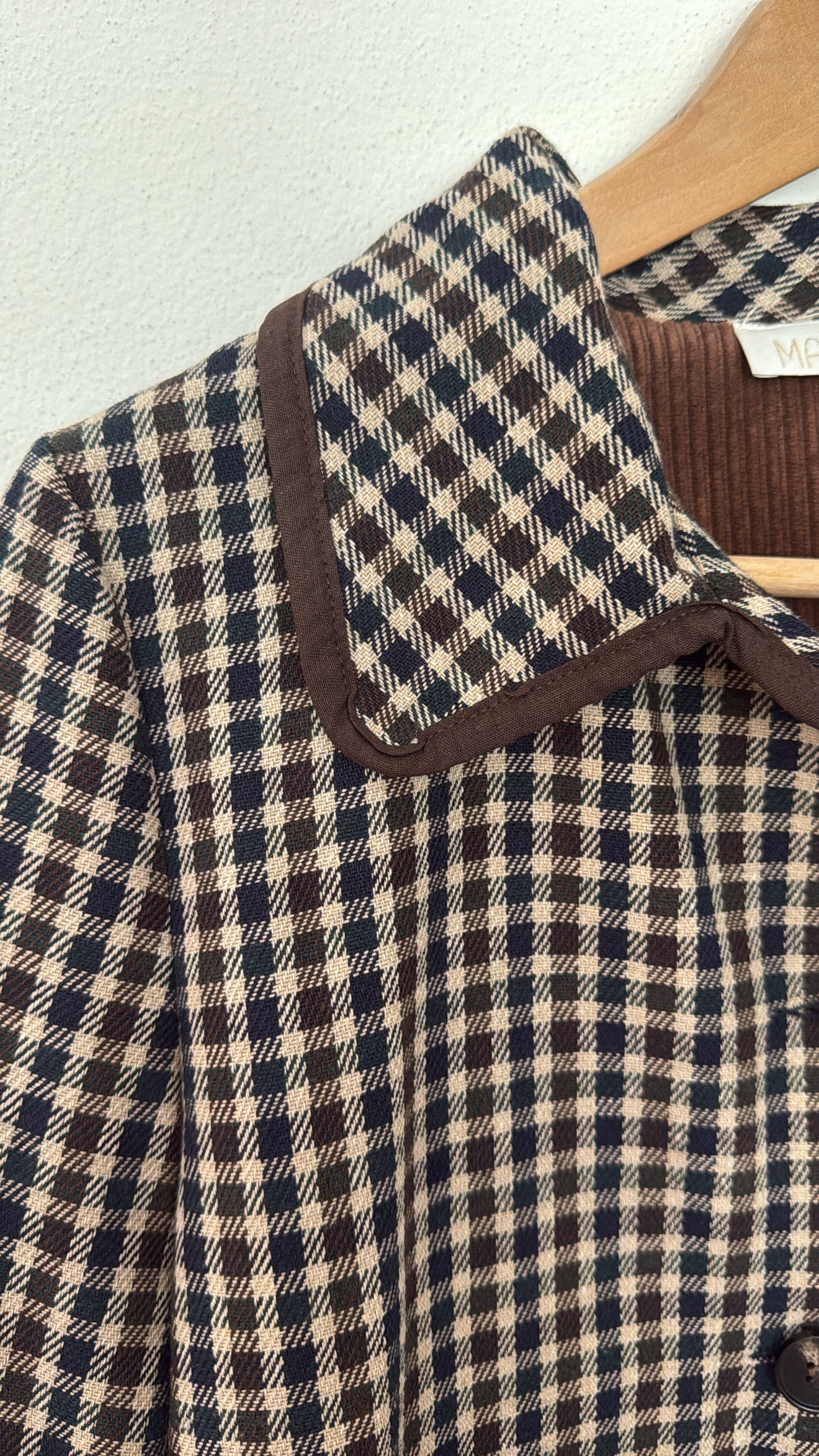 Giacca Roy check navy
