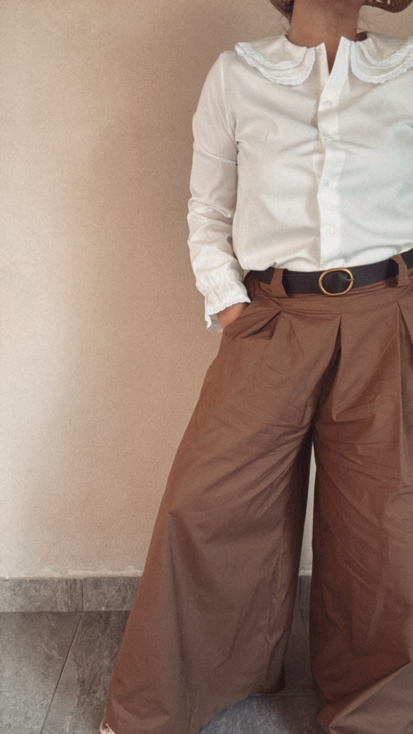 Pantalone Beverly milk ciocco