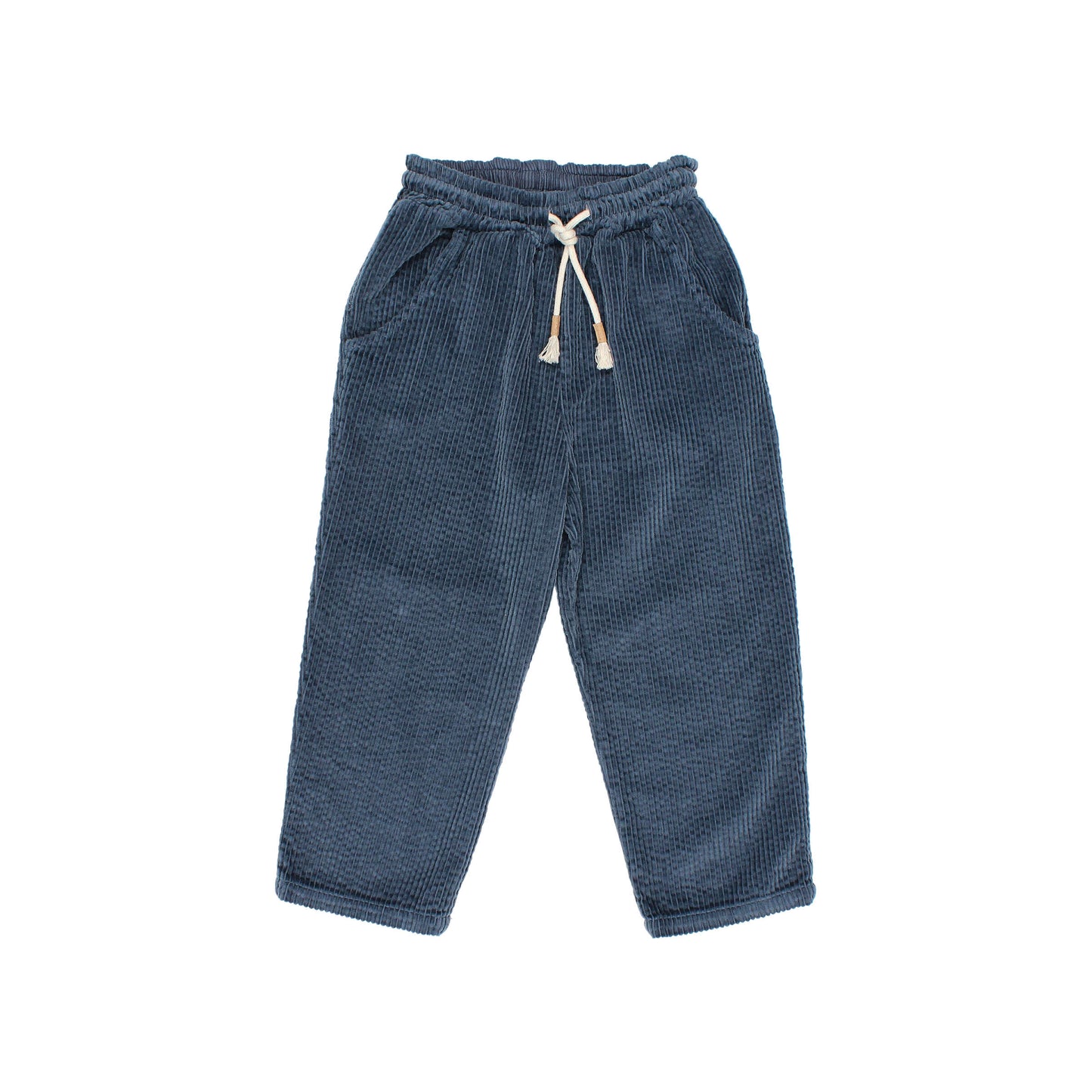 Pantaloni velluto blu