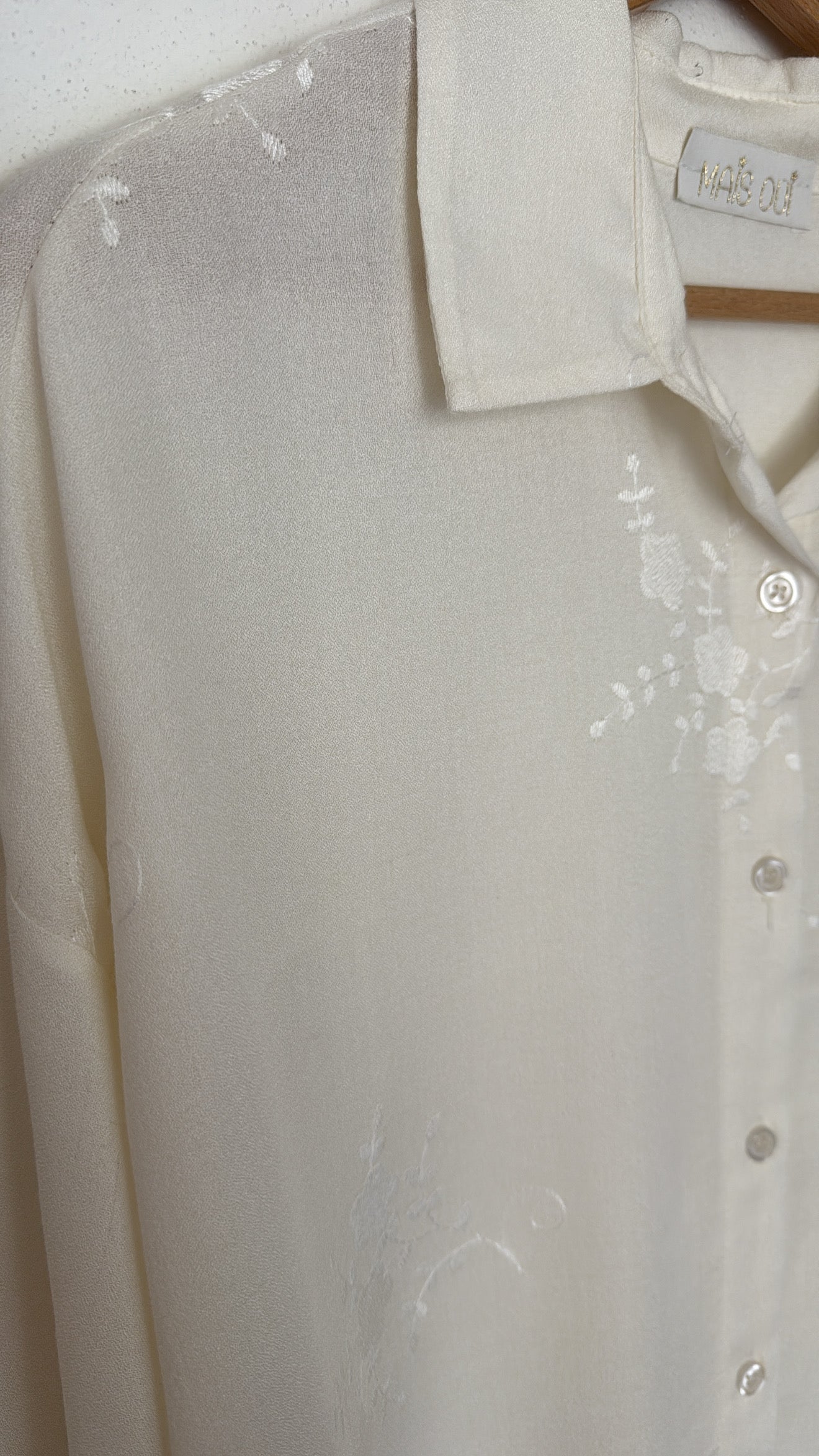 Camicia Flora white