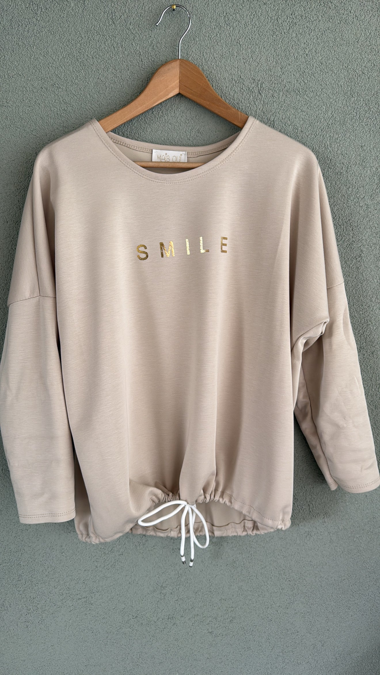 Maglia con coulisse Smile natural