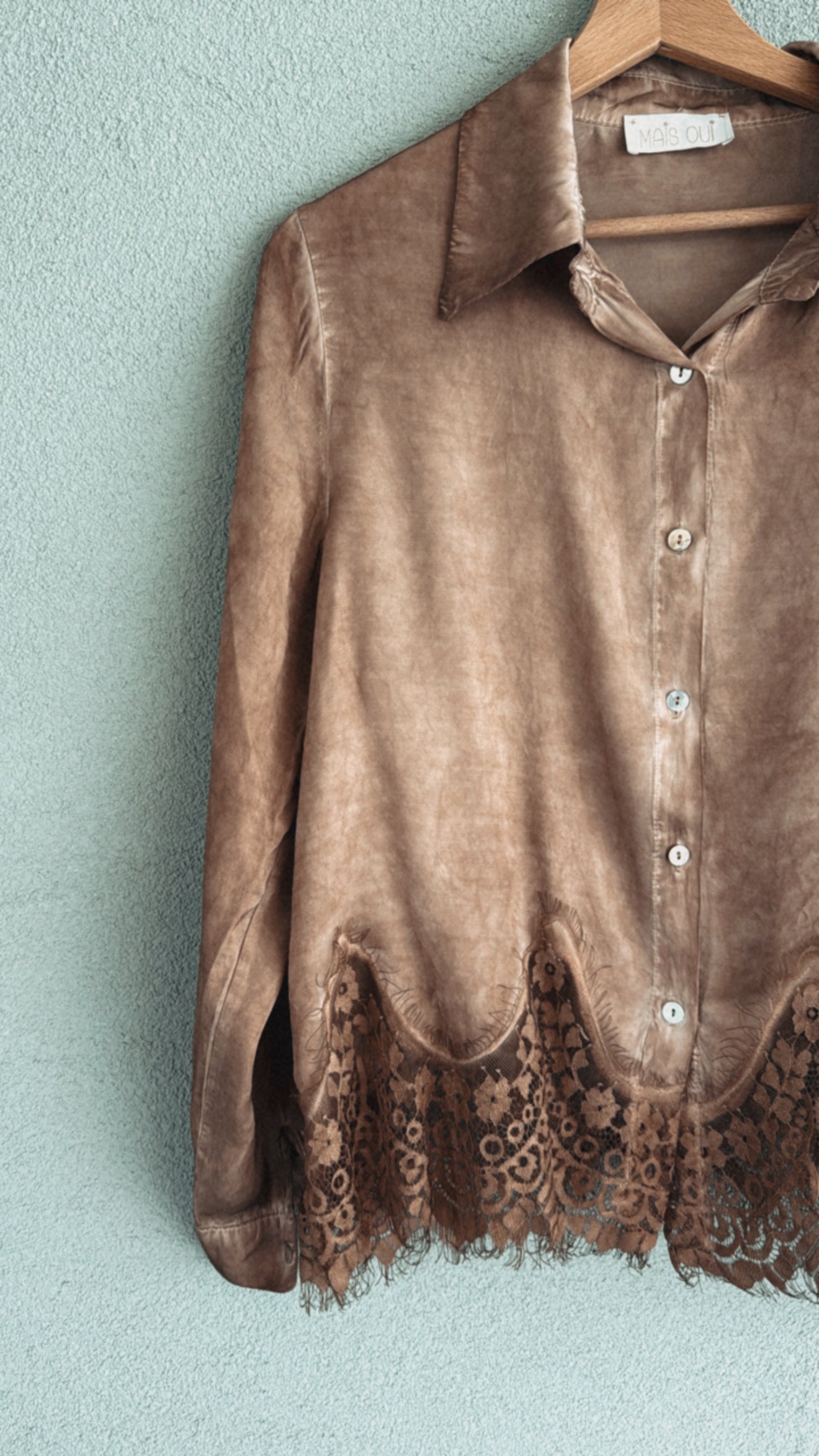 Camicia Amanda wash coccio