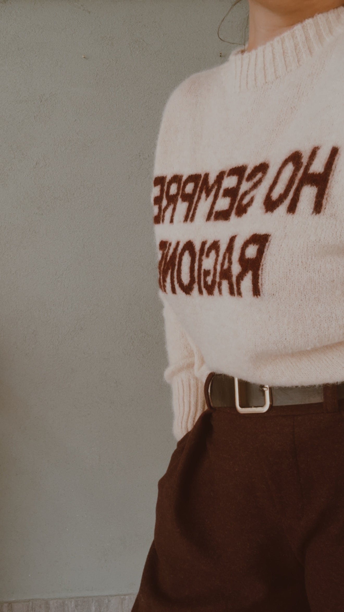 Maglia ho sempre ragione latte