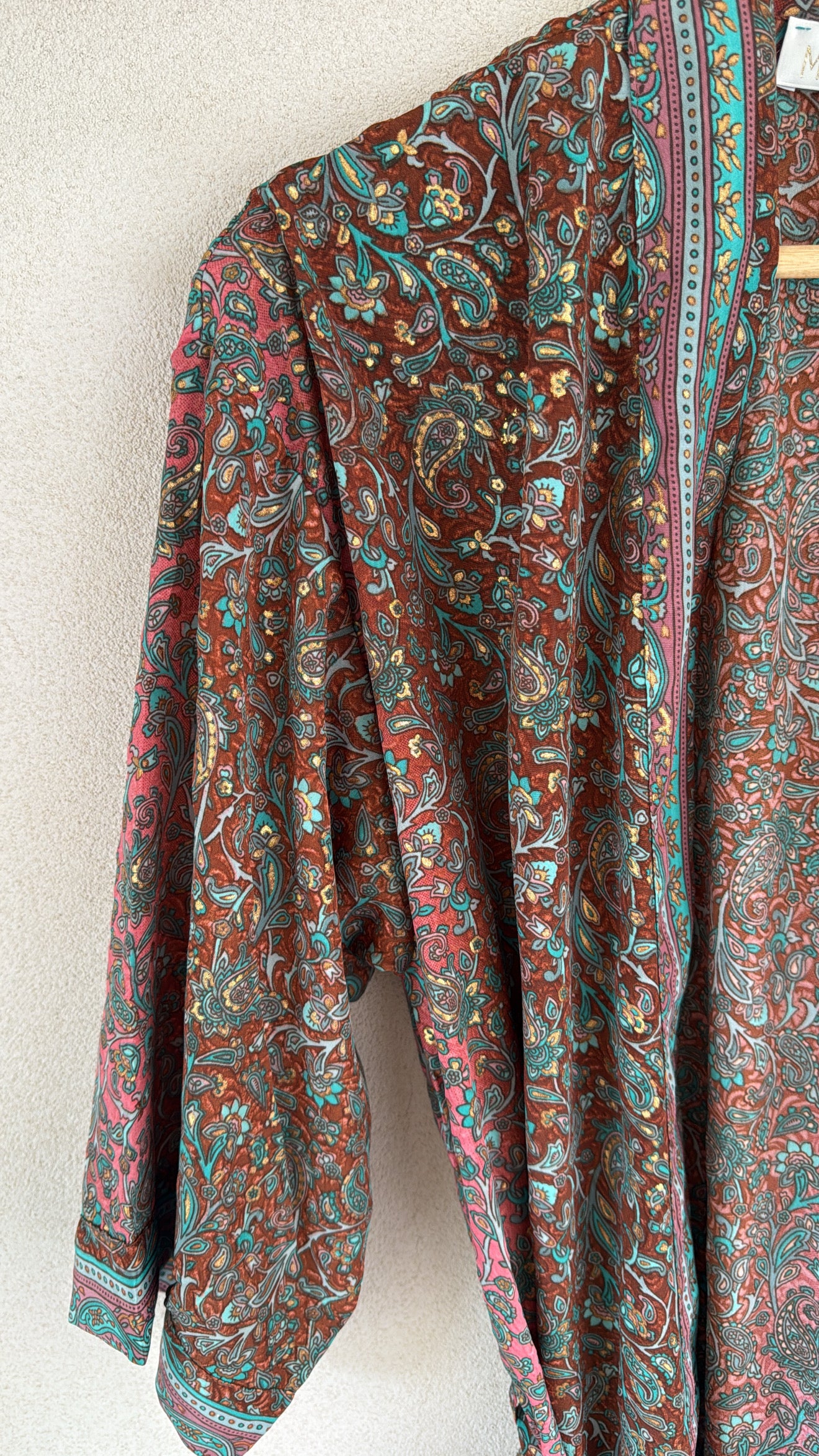 Caftano/vestaglia India terra