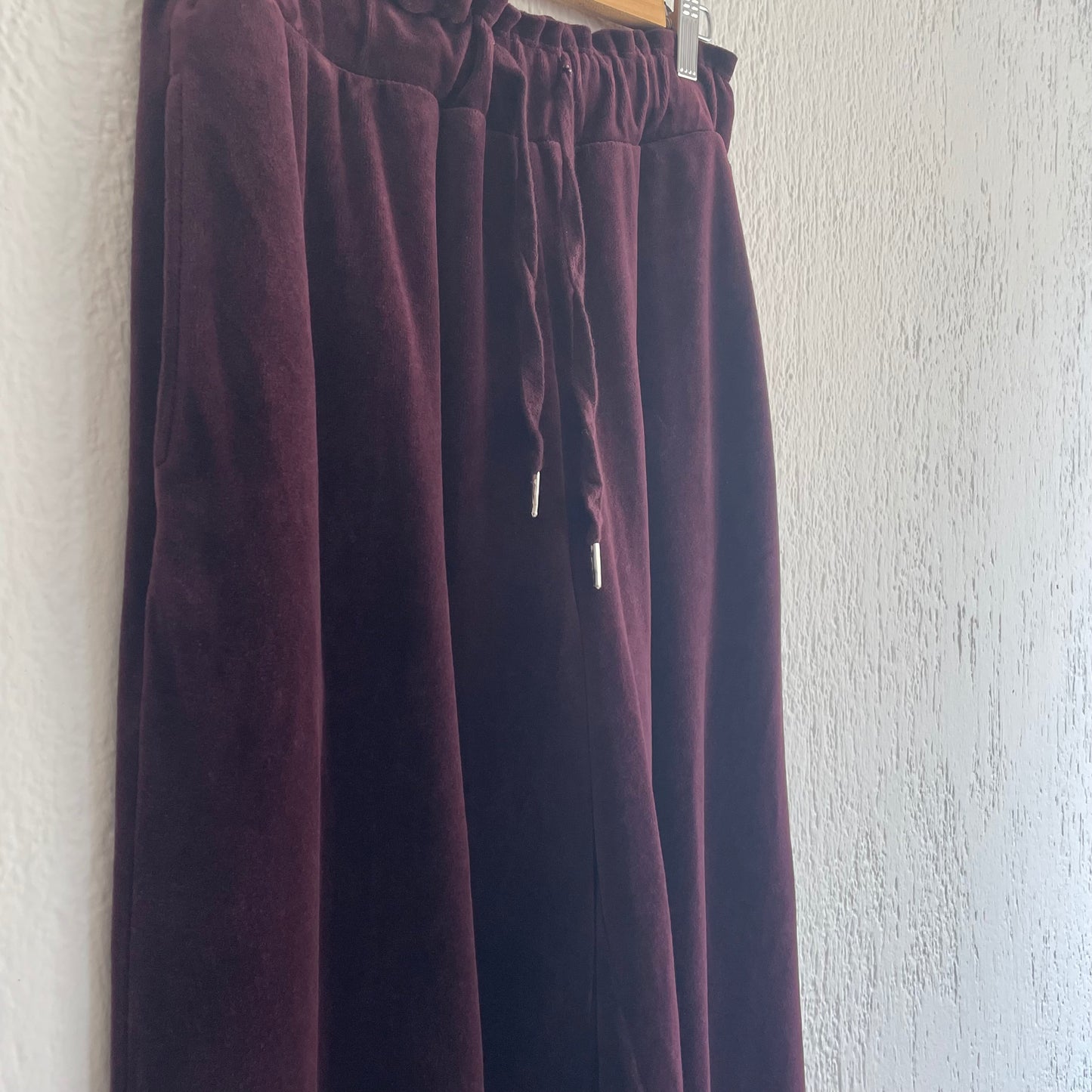 Tuta Jude velvet prune