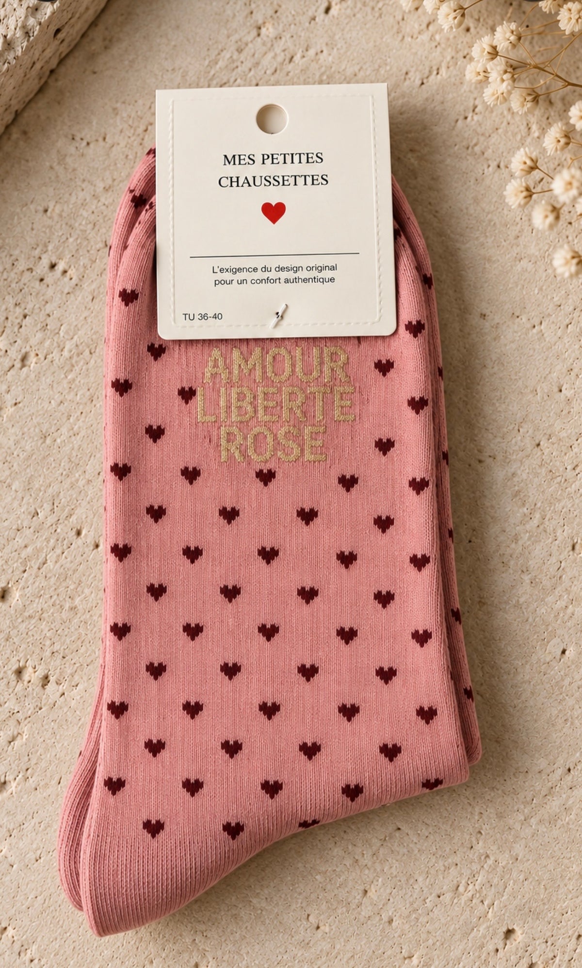 Calze Amour Liberté rose