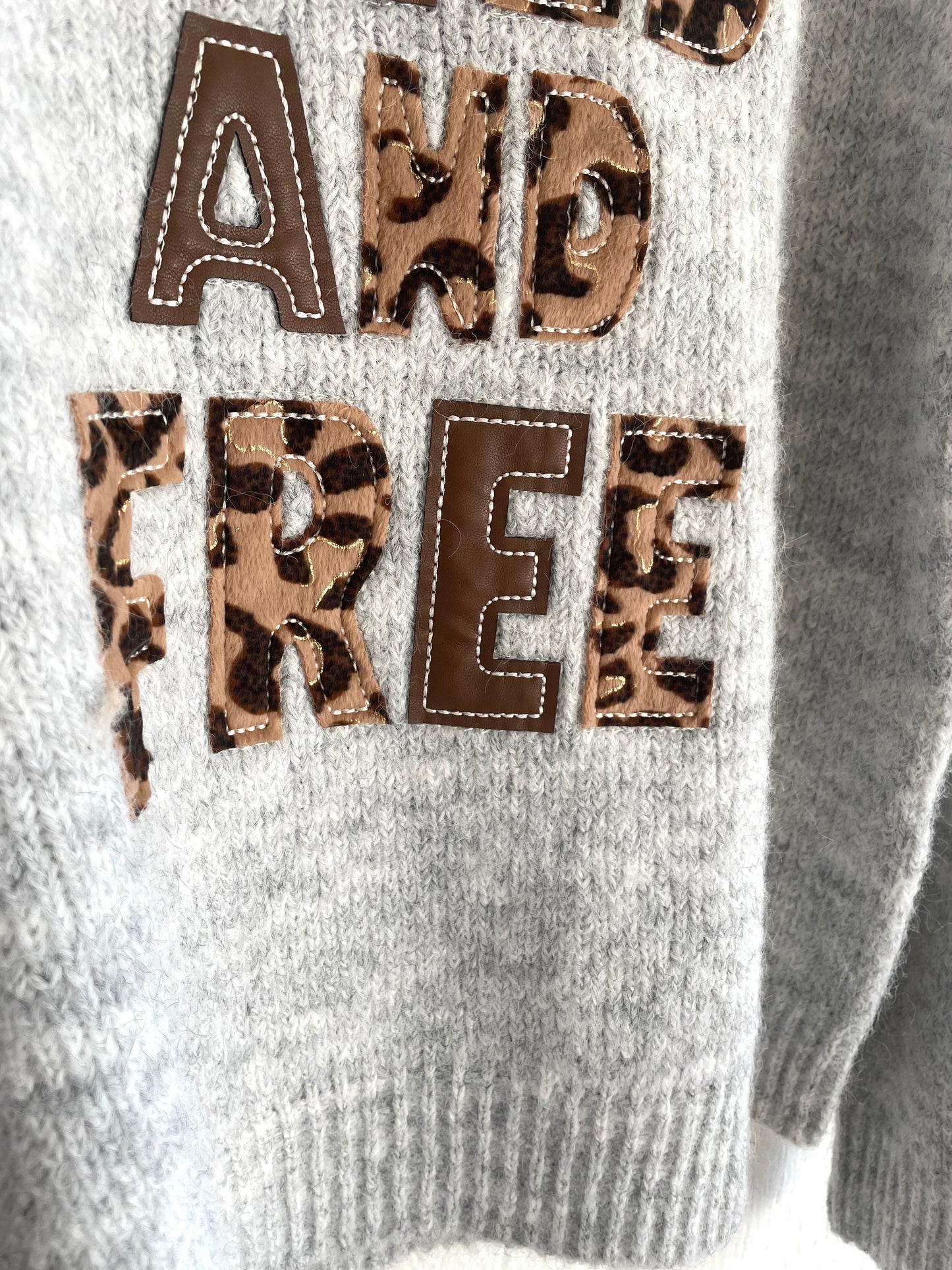 Tricot Wild and Free grey melange