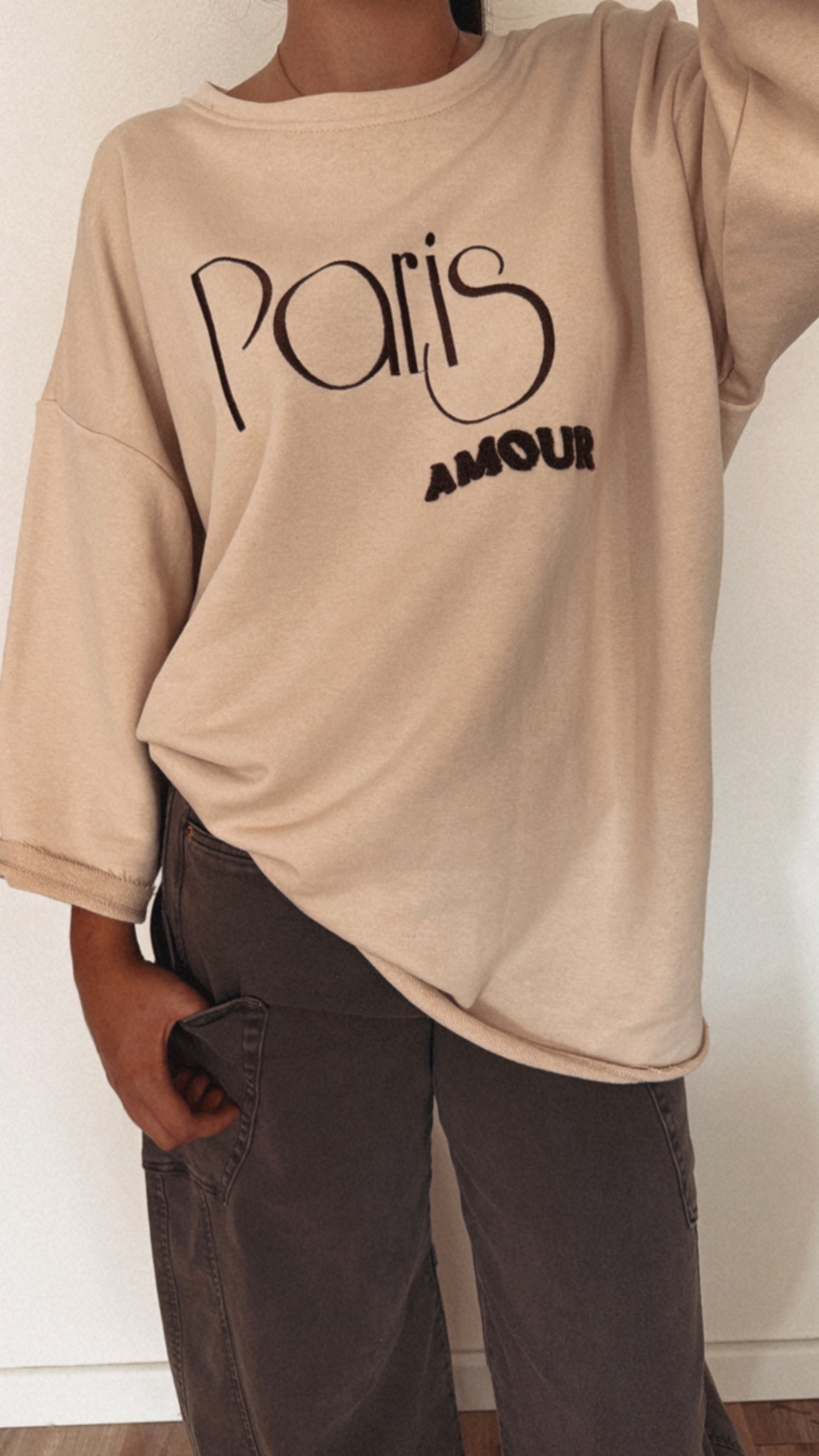 Maglia Paris Amour naturale