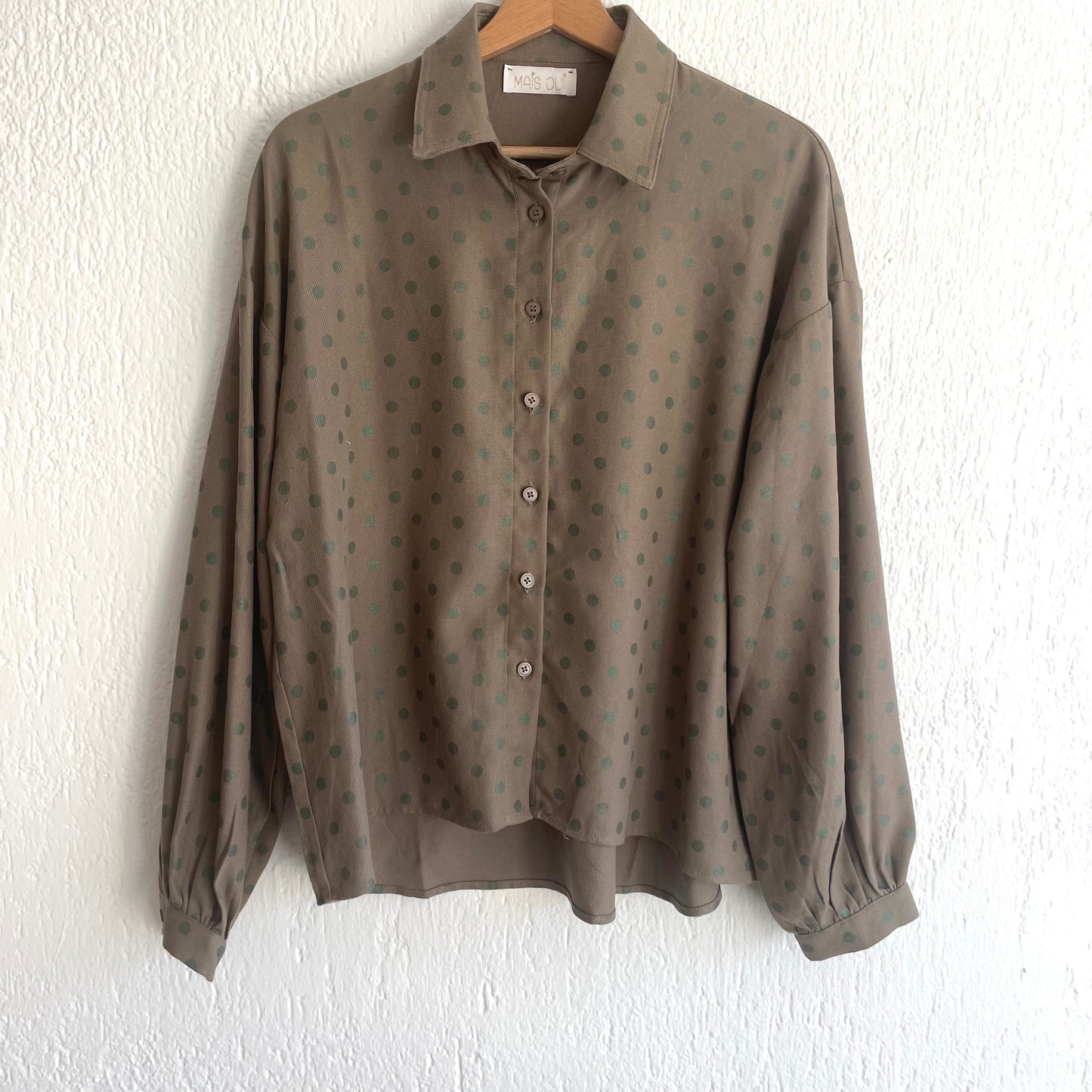 Blusa Garibaldina a pois