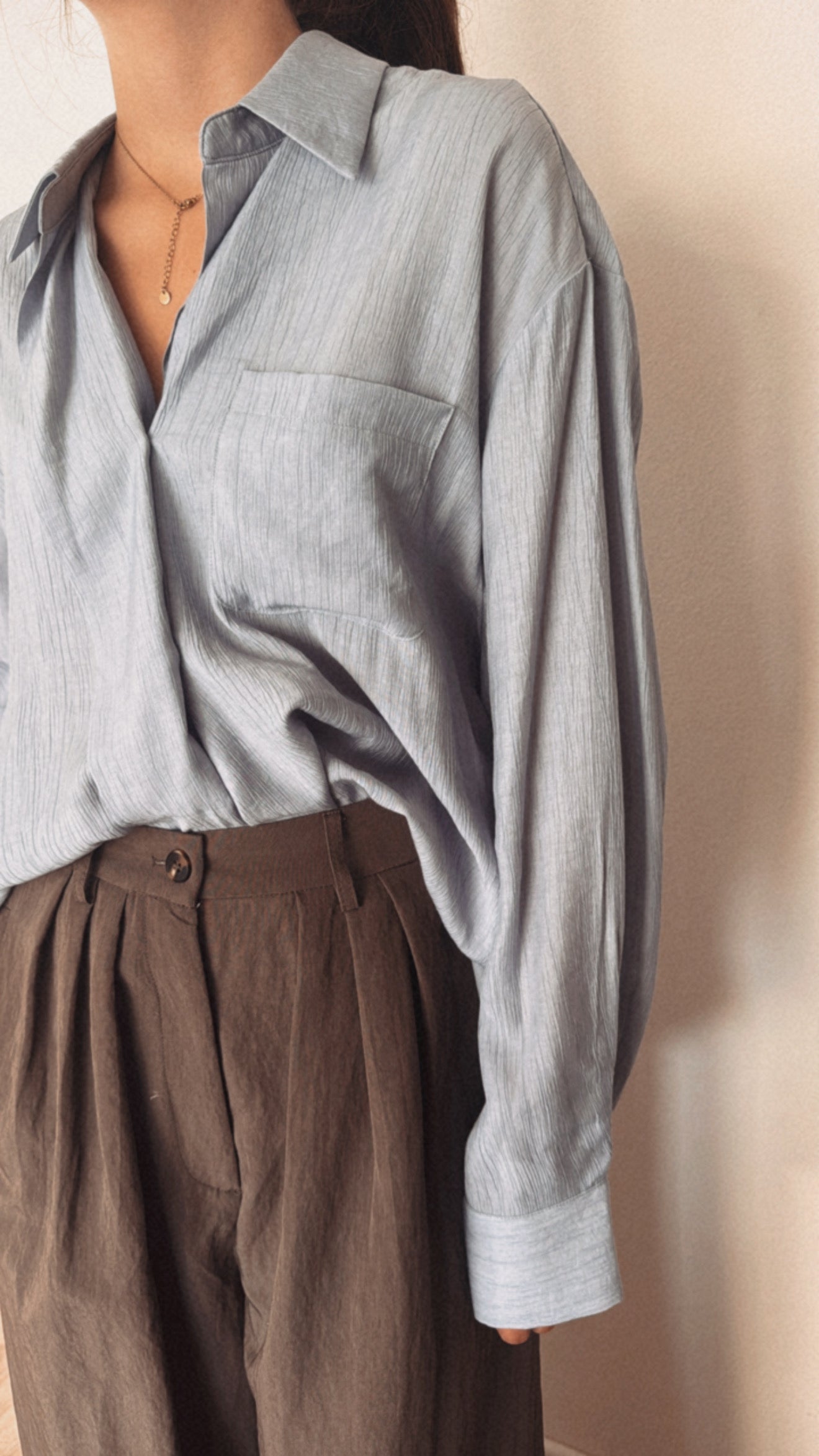 Camicia Mila polvere