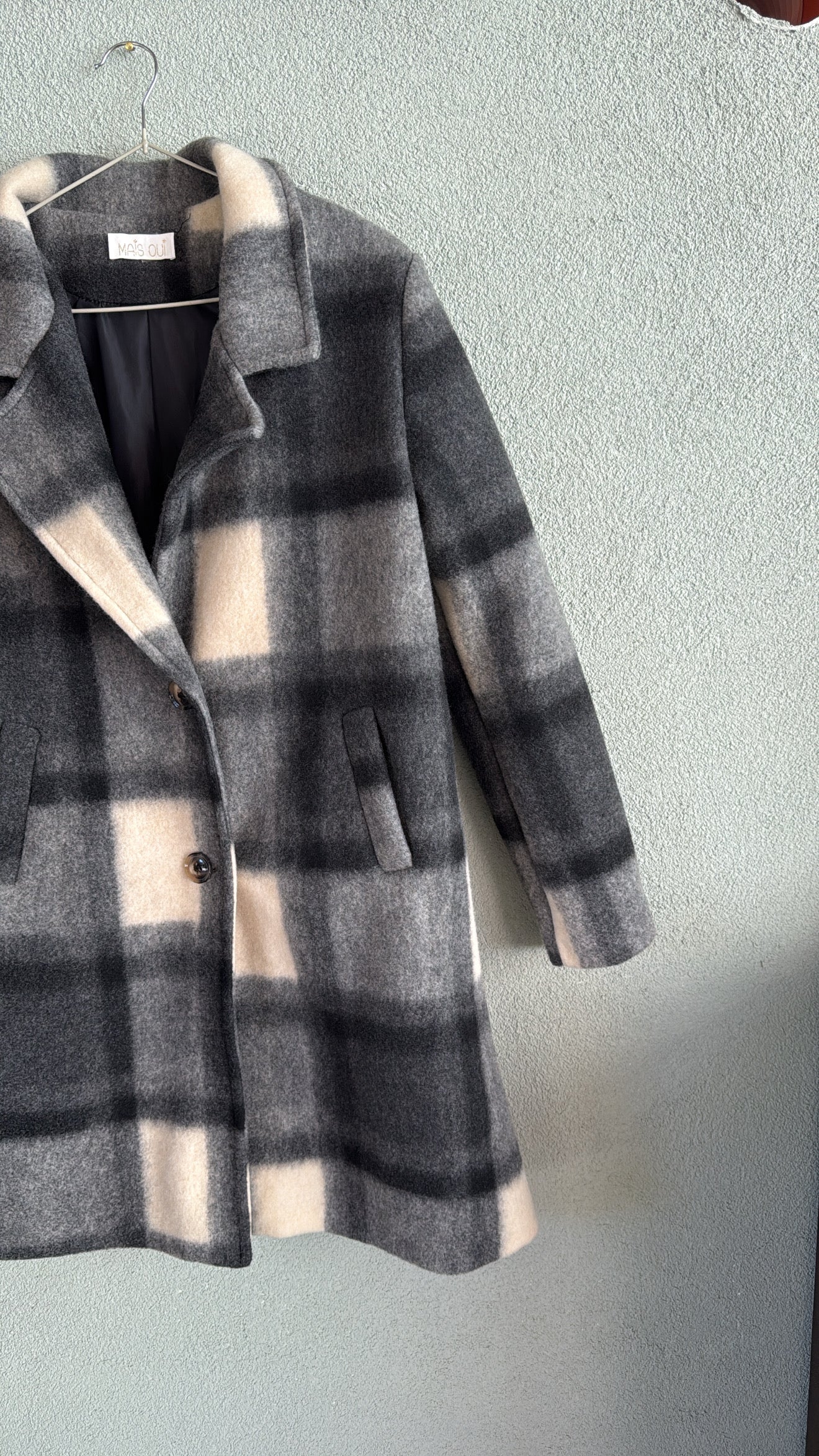 Giaccone Telma Check Black