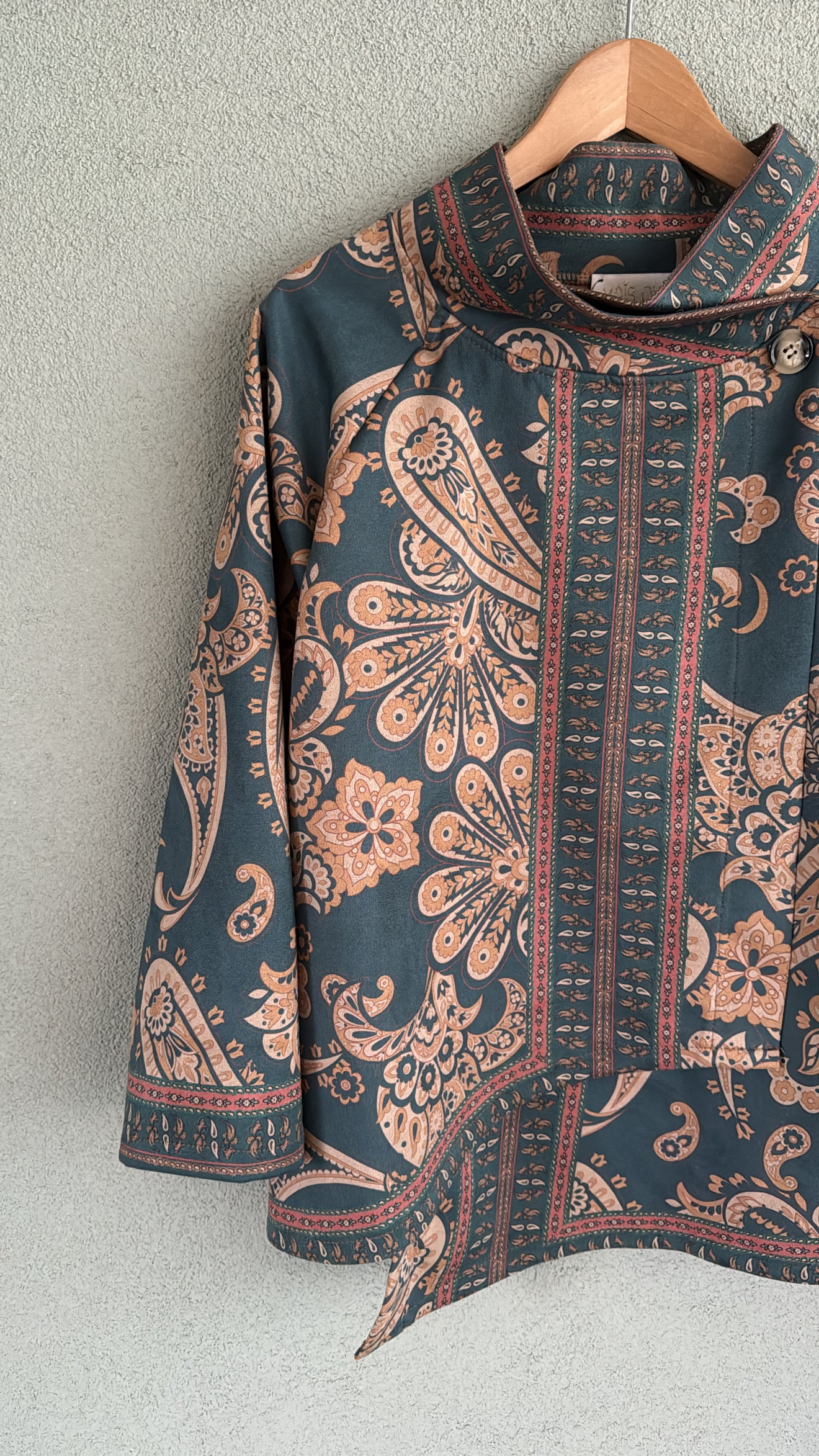 Giacca Arabesque light ottanio