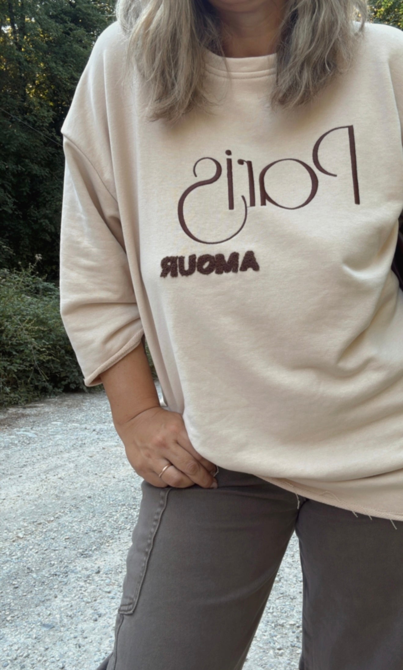 Maglia Paris Amour naturale