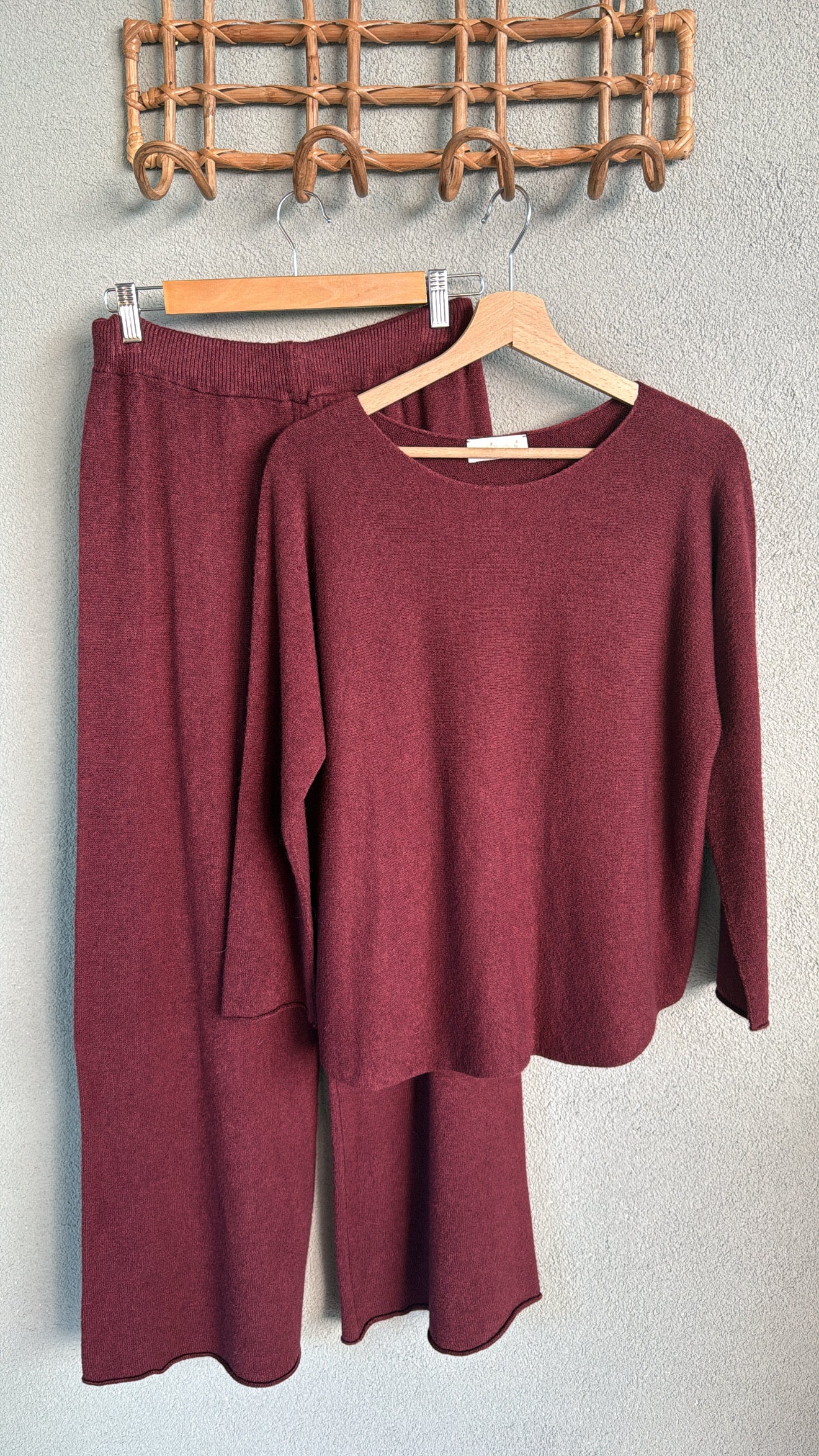 Completo Ottavia burgundy