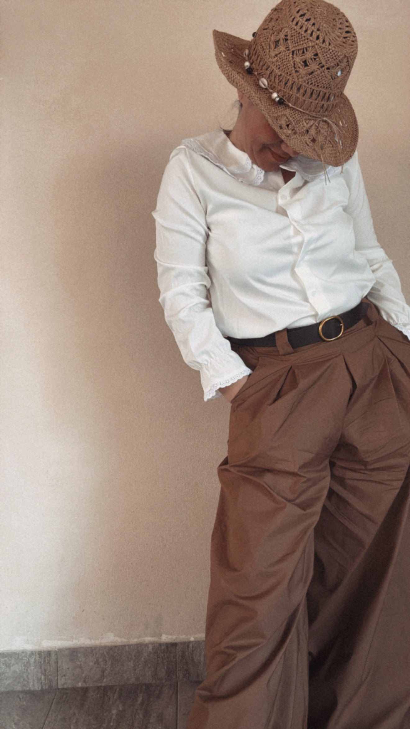 Pantalone Beverly milk ciocco