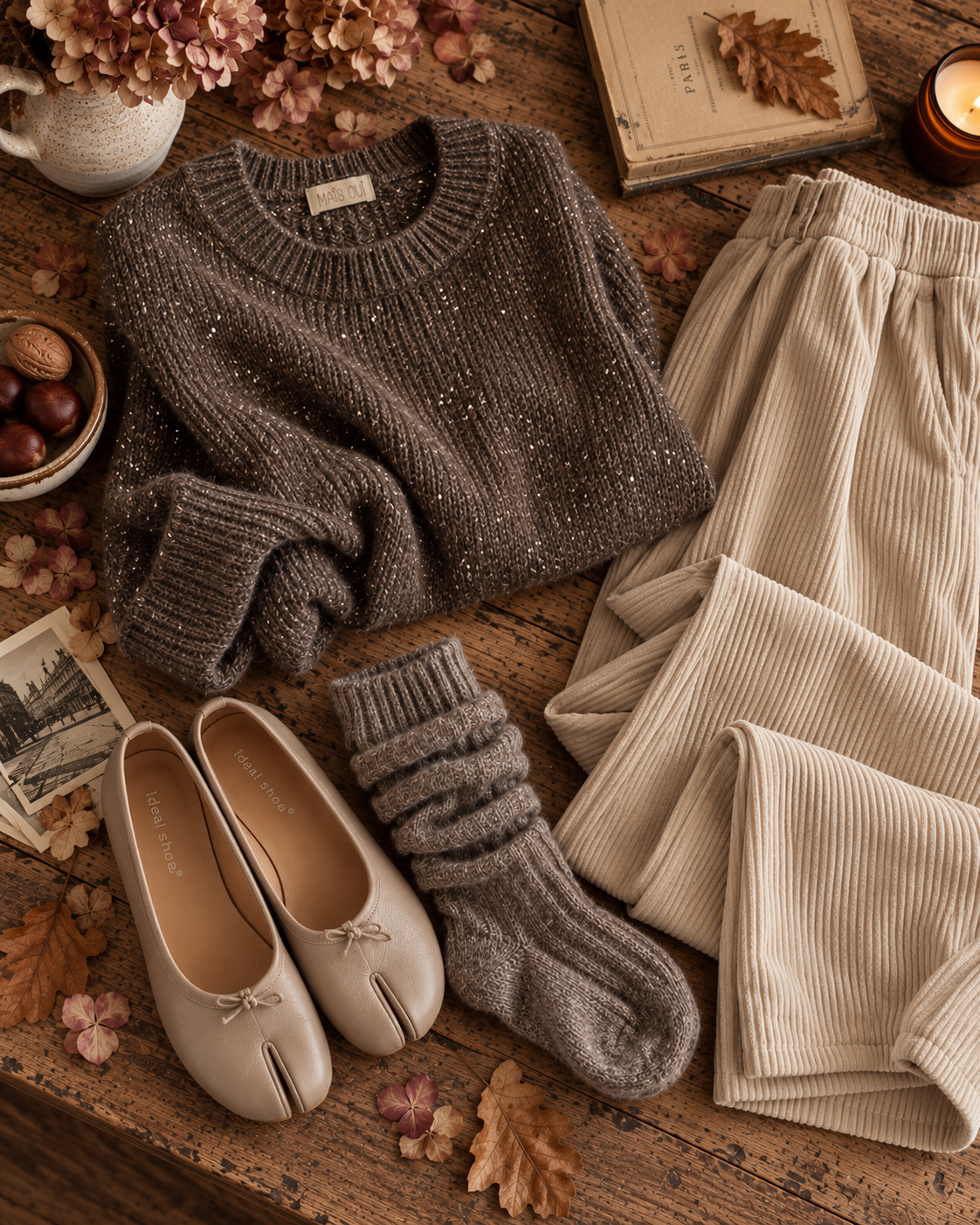 Maglia Shine taupe