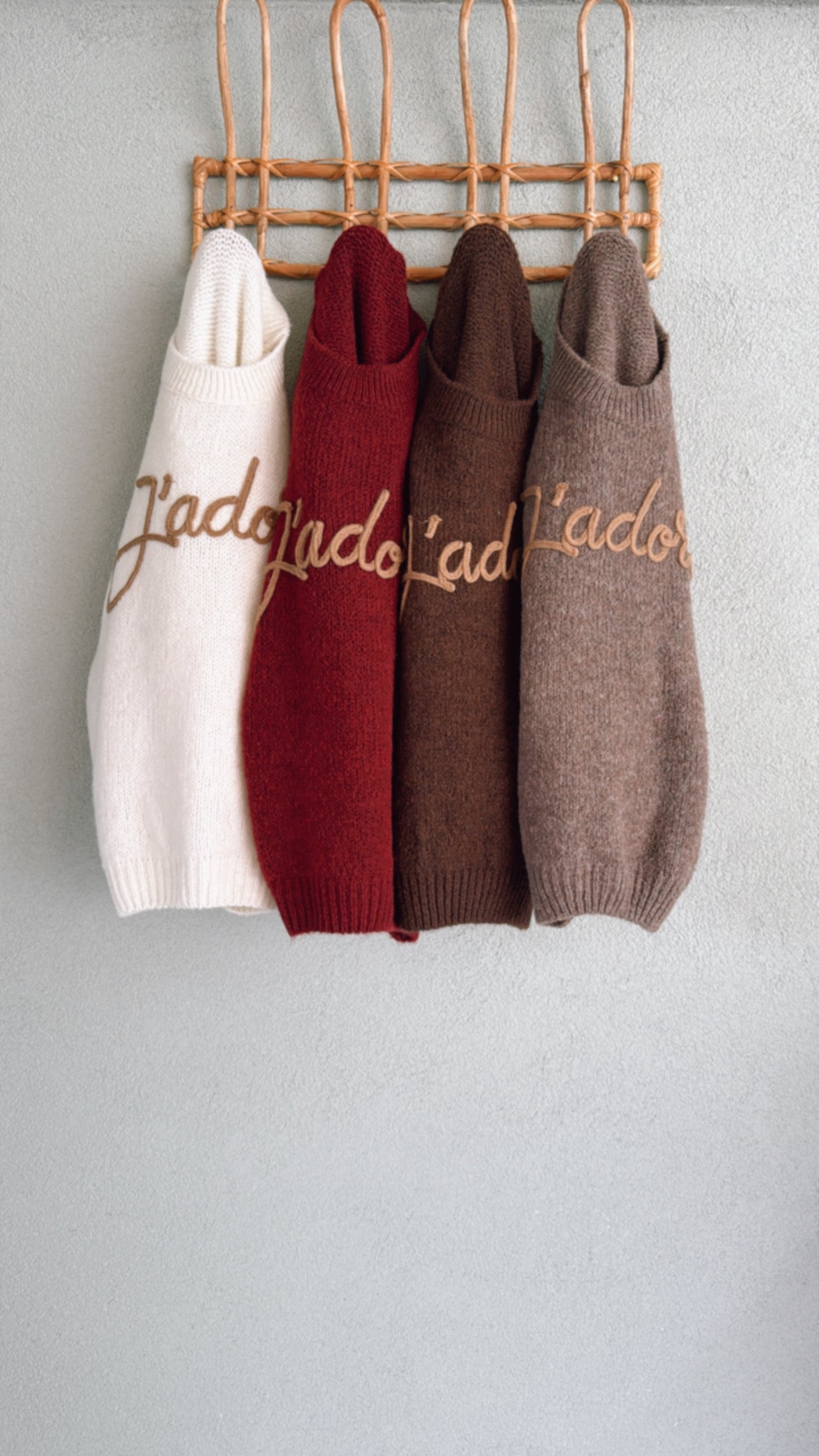Maglia J'adore dark taupe